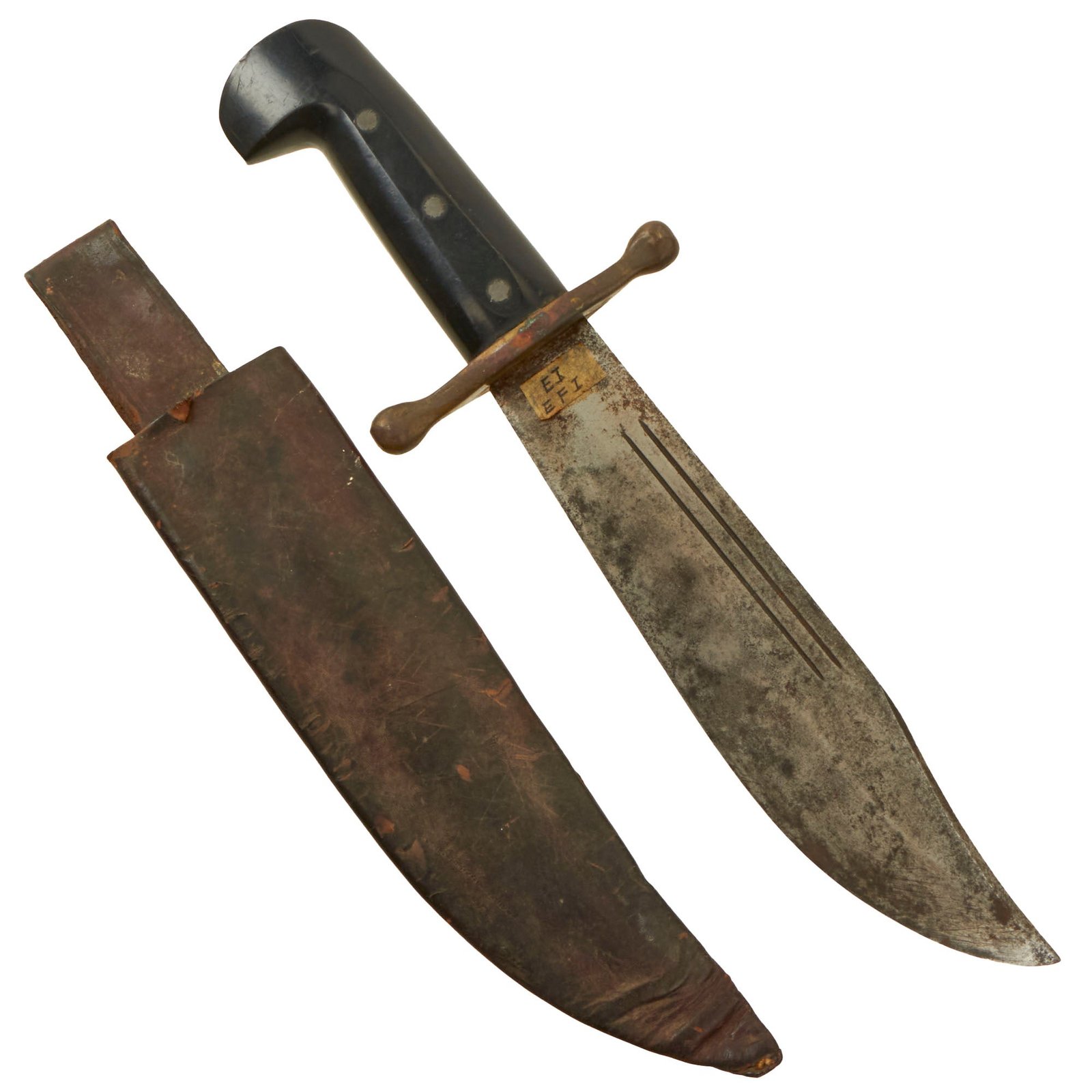 Buy Original U.S. WWII Case XX V44 Pilot Survival Kit Bowie Knife with Scabbard | Original Firearms Antique For Sale