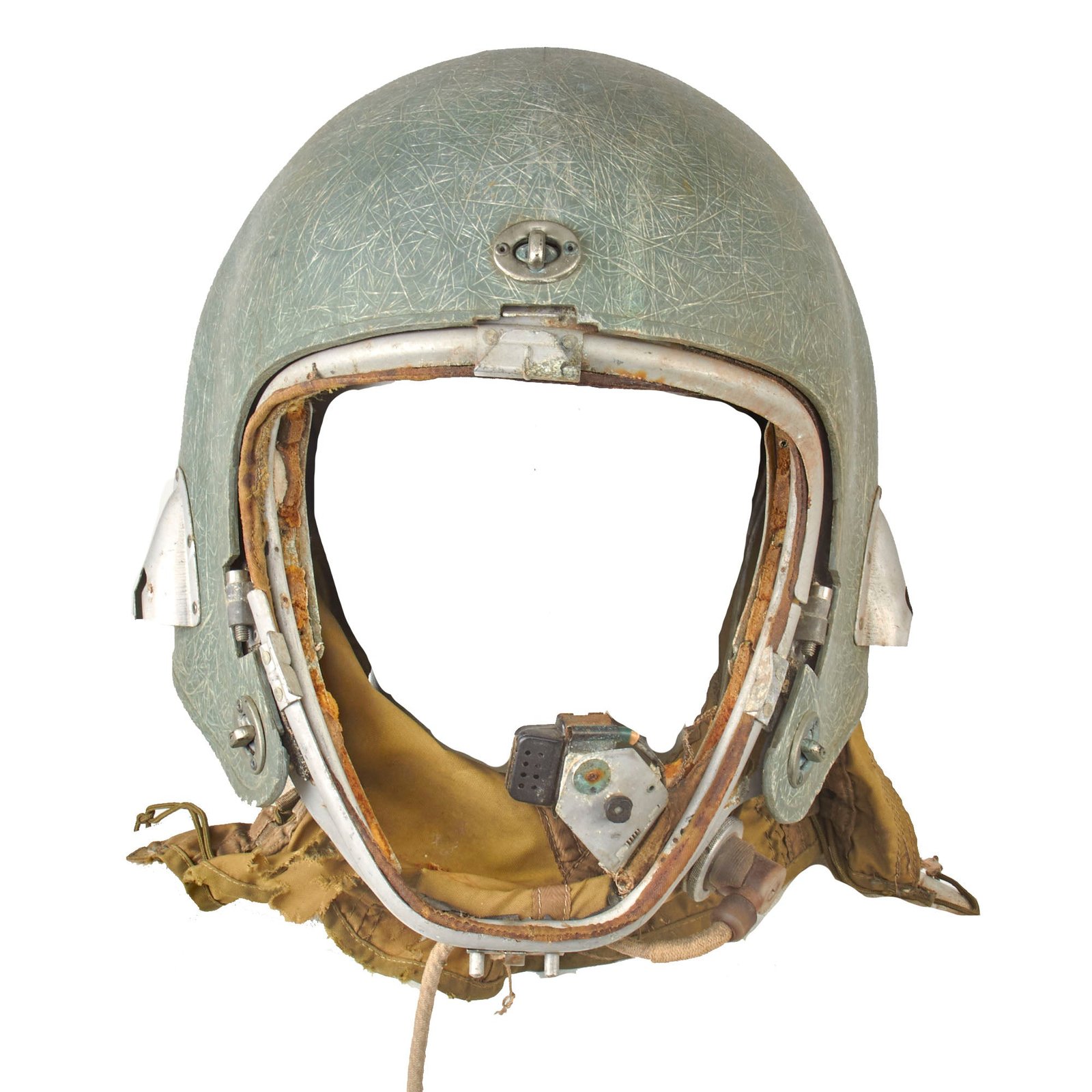 Buy Original U.S. 1950s USAF K-1 High Altitude Partial Pressure Flight Helmet - As Found Condition for Parts or Restoration - Lockheed U-2 Spy Plane | Original Firearms Antique For Sale