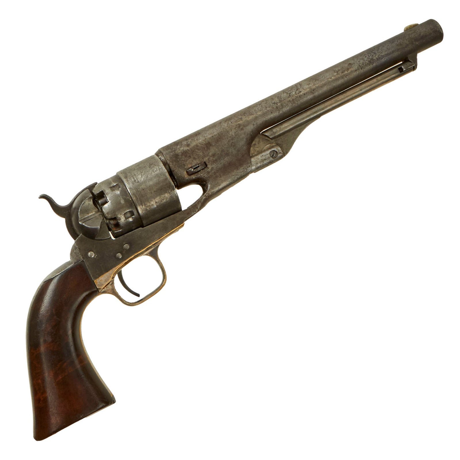 Buy Original U.S. Civil War Colt Model 1860 Army .44cal Percussion Revolver made in 1863 with Figured Grip - Serial 116919 | Original Firearms Antique For Sale
