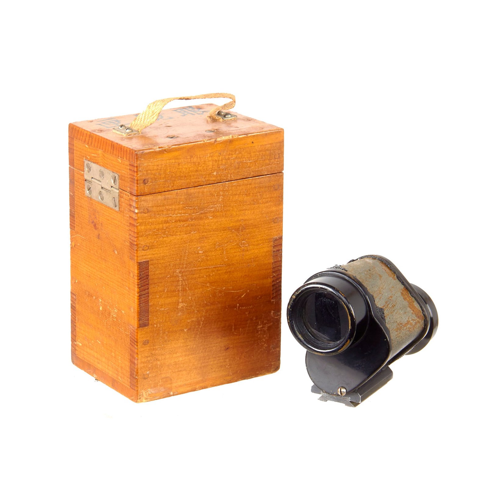 Buy Original Japanese WWII Anti-Aircraft Gun Sight 6 x 9.3° with Original Wooden Storage Box | Original Firearms Antique For Sale