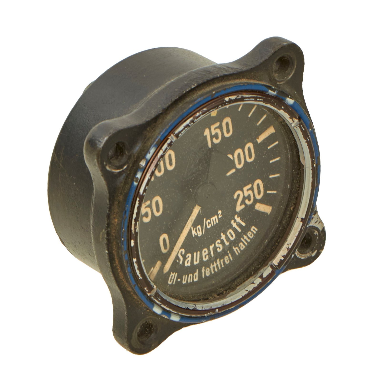 Buy Original German WWII Luftwaffe Aircraft Oxygen Pressure Gauge Sauerstoff - Fl. 30496 | Original Firearms Antique For Sale