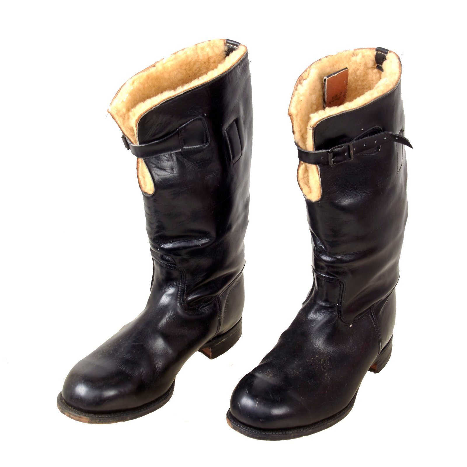 Buy Original British WWII Australian-Made RAF 1936 Pattern Flight Boots by Bedggood of Melbourne - Size 7 | Original Firearms Antique For Sale