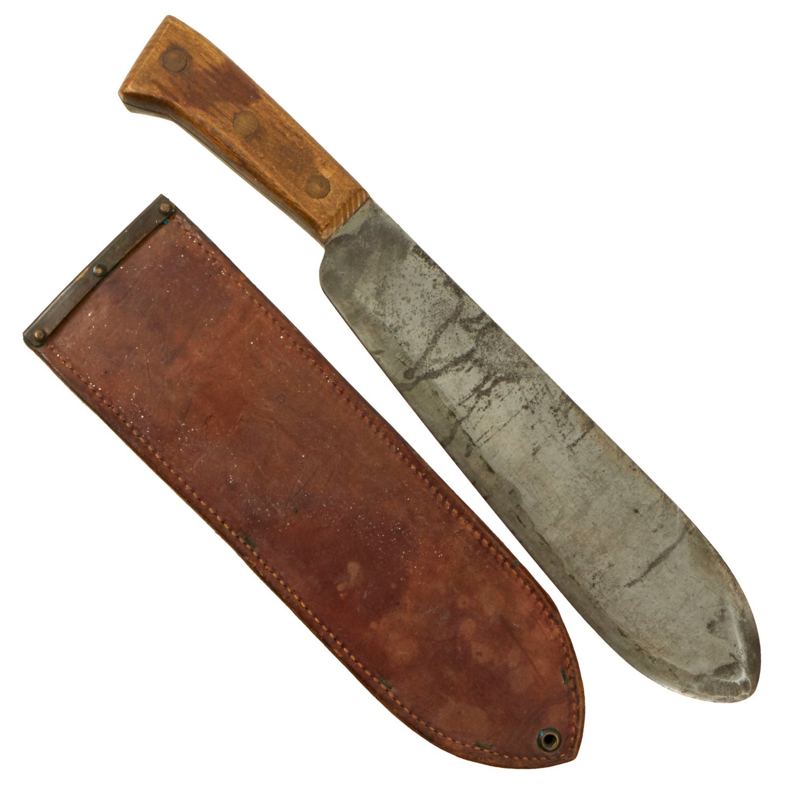 Buy Original U.S. WWII USMC Bolo Knife by Chatillon, N.Y. with BOYT 1944 Scabbard | Original Firearms Antique For Sale