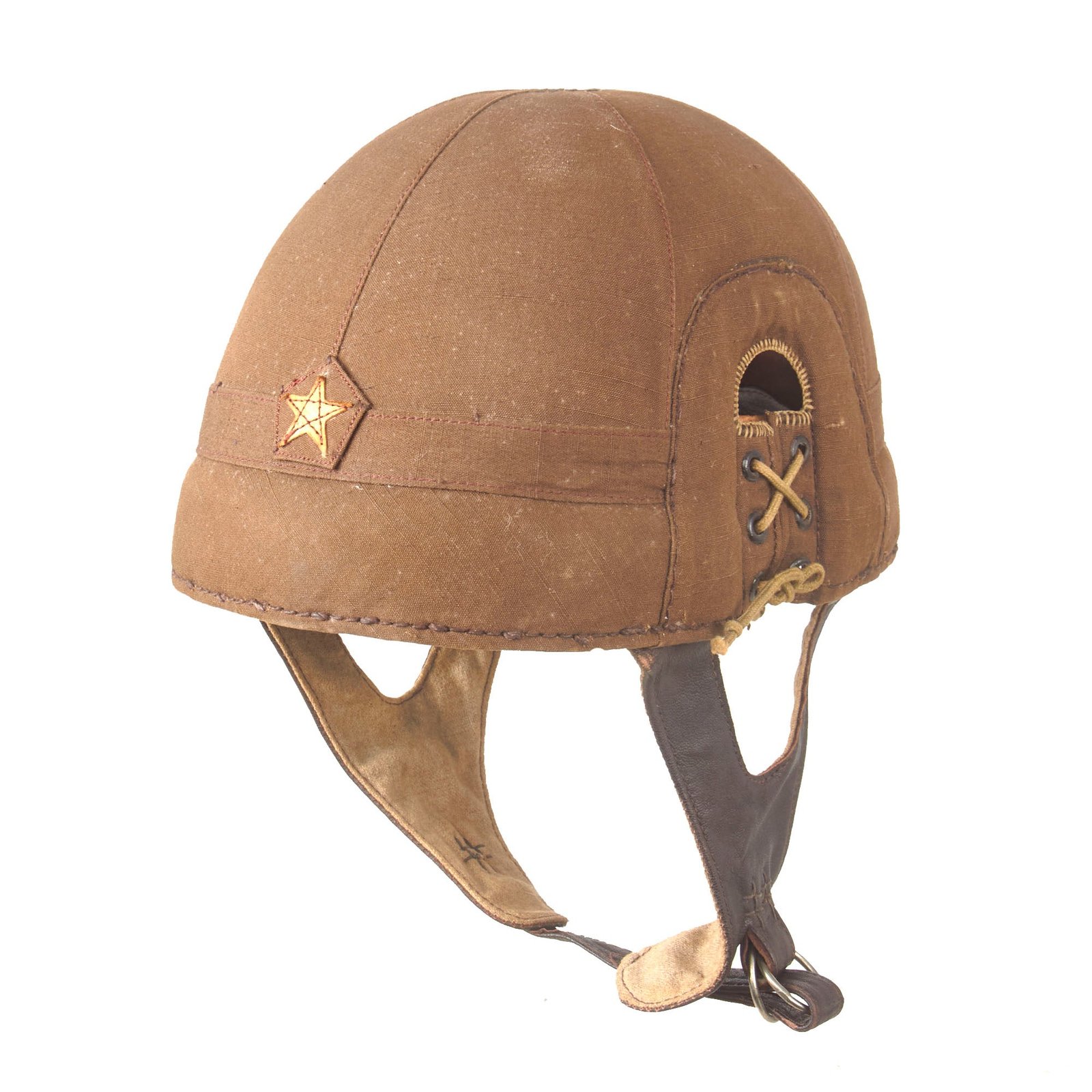 Buy Original Japanese WWII Imperial Japanese Army Tanker Helmet with Markings - Dated 1944 | Original Firearms Antique For Sale