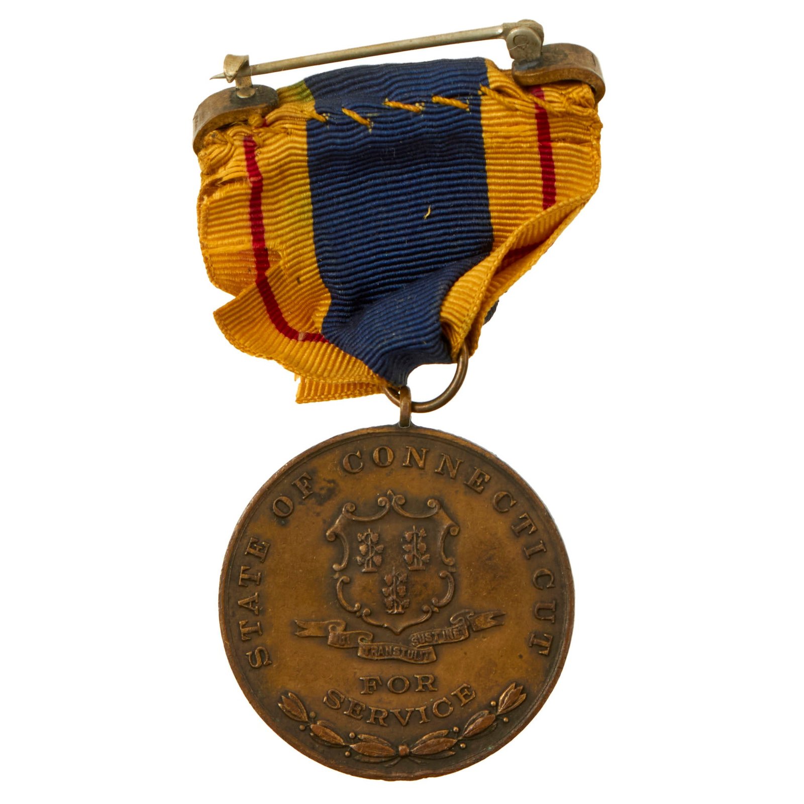 Buy Original U.S. Spanish American War State of Connecticut Campaign Medal - Numbered 636 | Original Firearms Antique For Sale