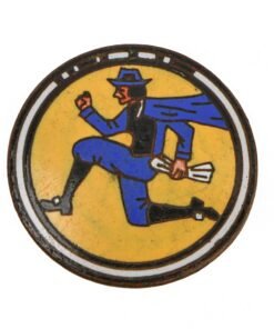 Original U.S. Pre-WWII Army Air Corps 118th Observation Squadron Enlisted Collar Disc DI