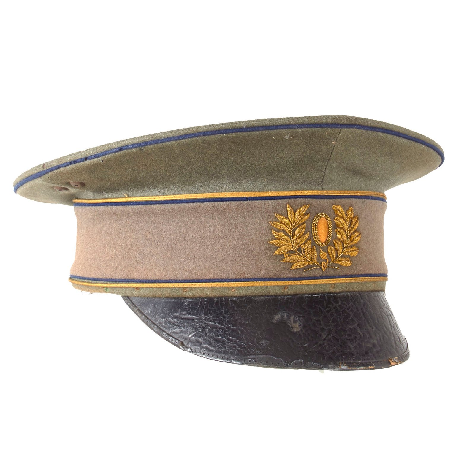 Original Dutch Pre-WWII Model 1912 Infantry Officer Visor Cap