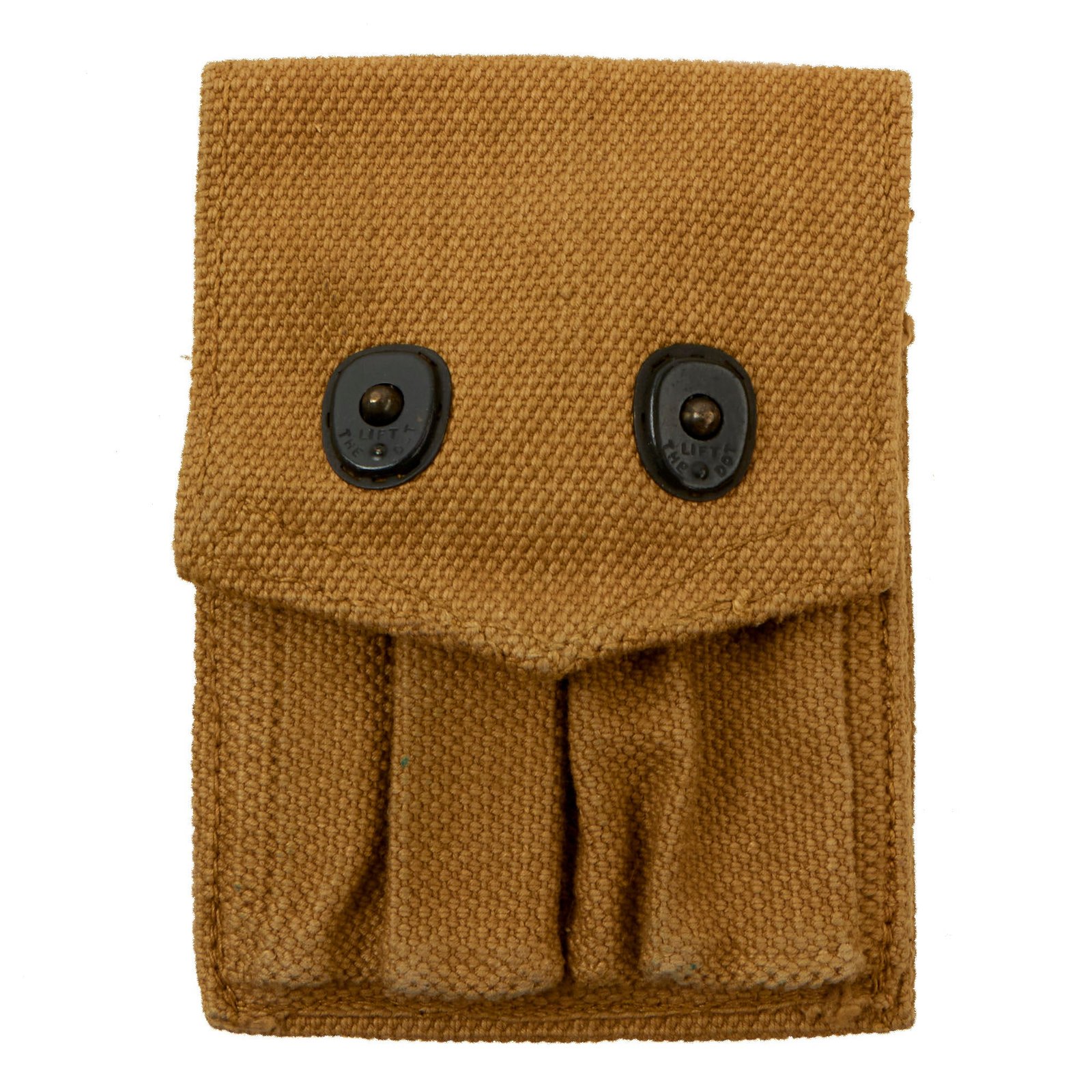 Buy Original U.S. WWII British-Made M1911 Magazine Pouch by M.E. Co. - Dated 1944 | Original Firearms Antique For Sale