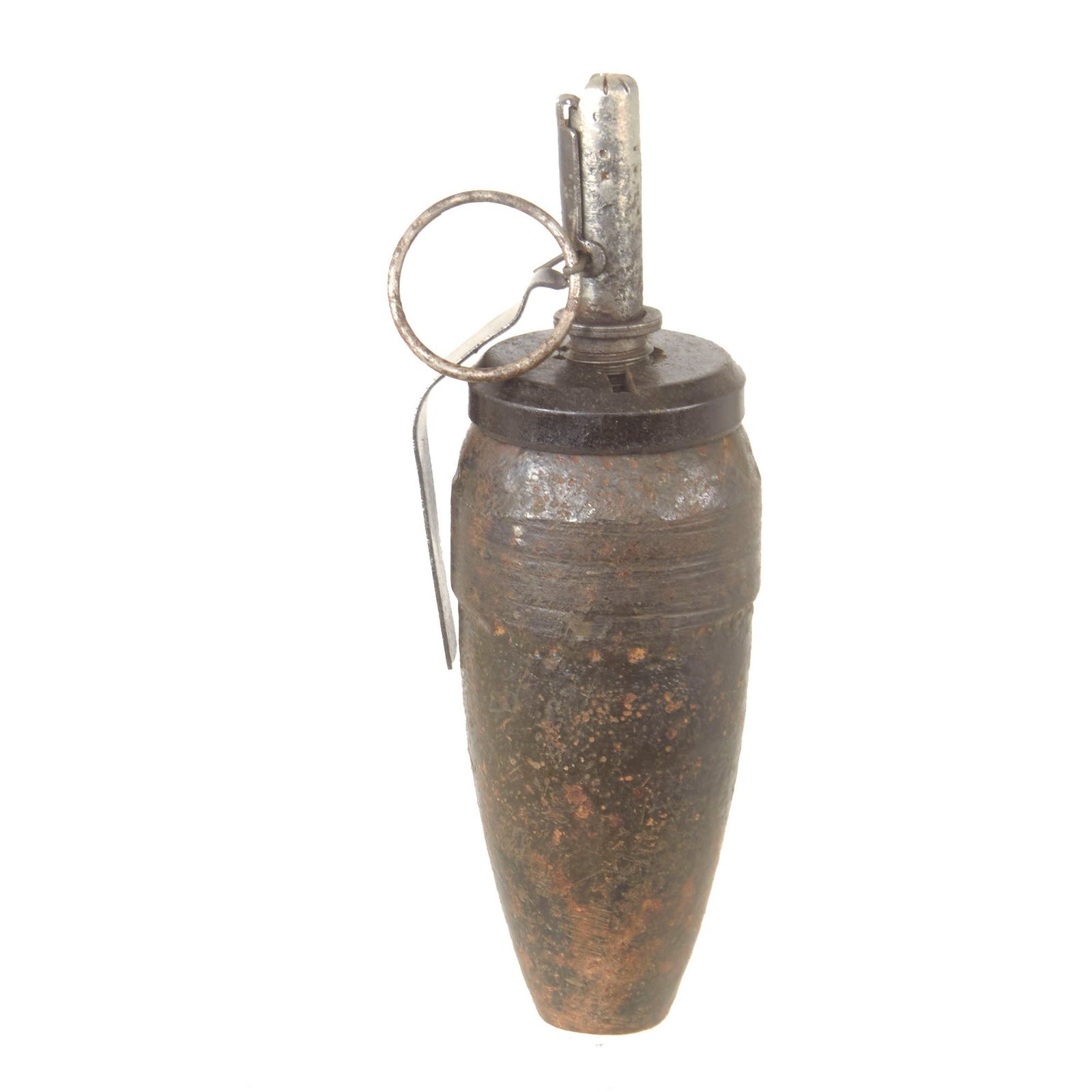 Buy Original Finnish Winter War Soviet Russian 50mm Mortar Head Converted Hand Grenade - Inert | Original Firearms Antique For Sale