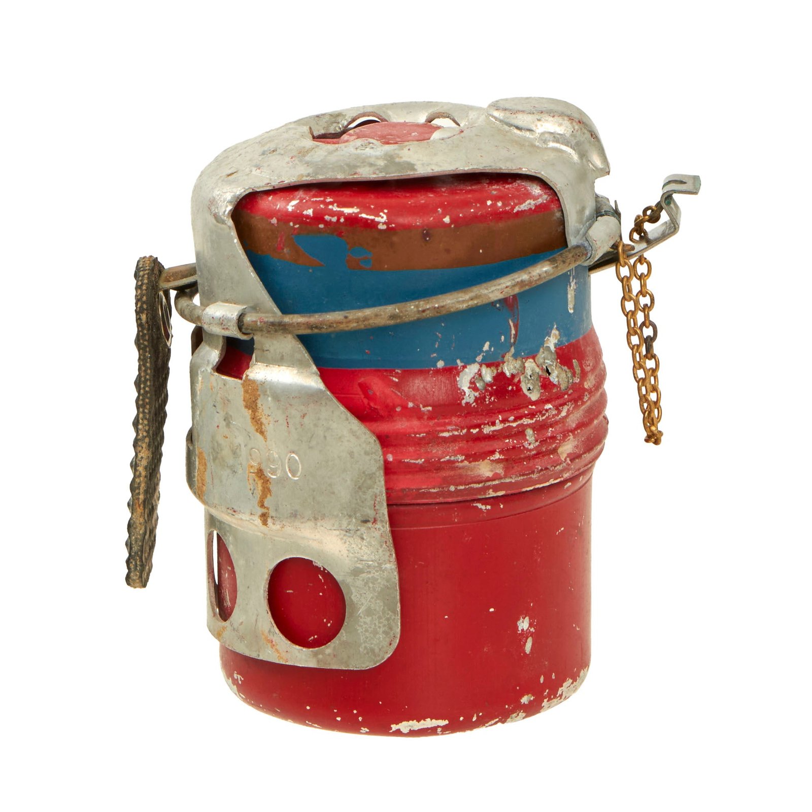 Buy Original Italian WWII Model 35 Red Devil Grenade by Societa Romana - Bomba a Mano Mod. 35 - Dated 1990 | Original Firearms Antique For Sale