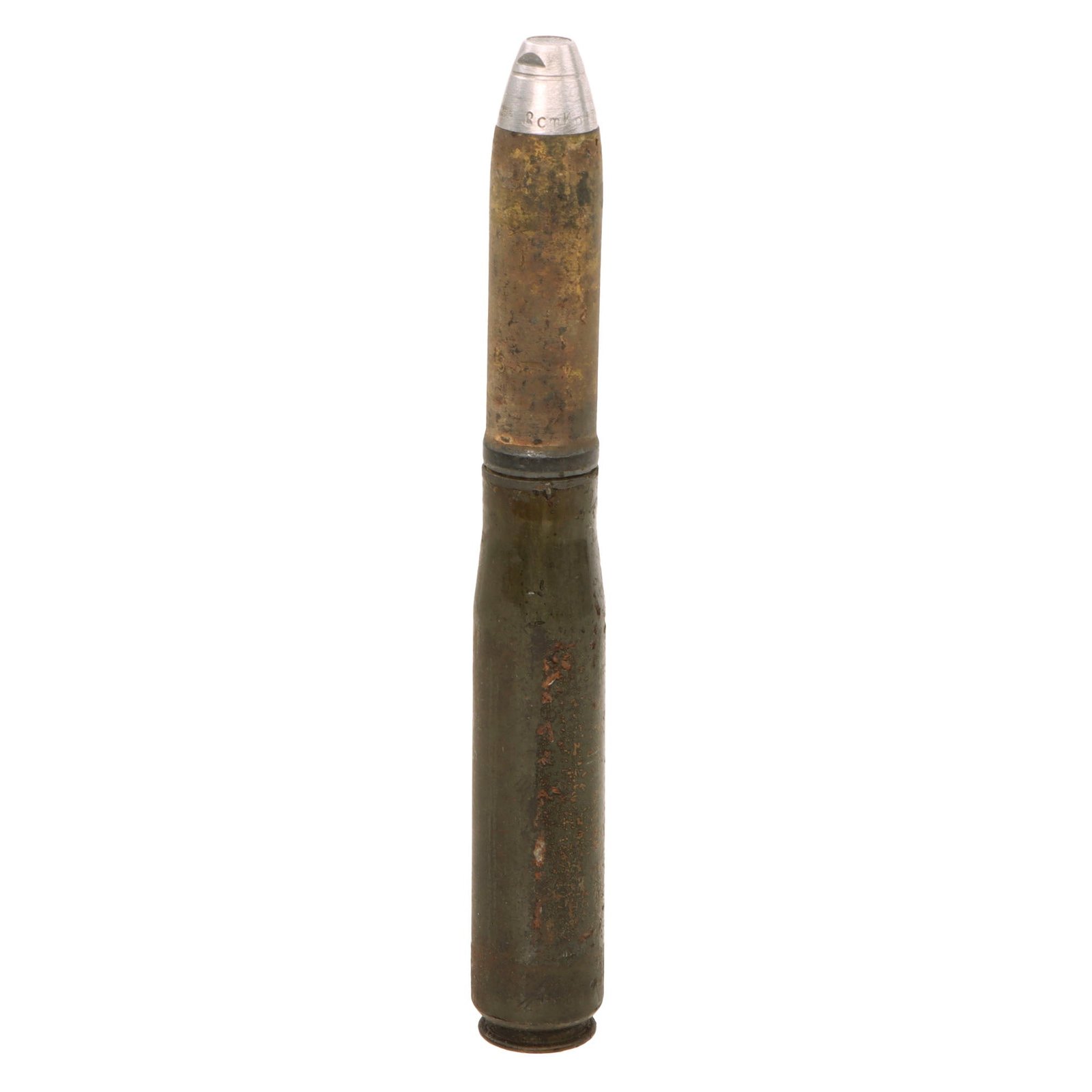 Original German WWII Inert 20mm 20×138 FlaK HE High Explosive Round