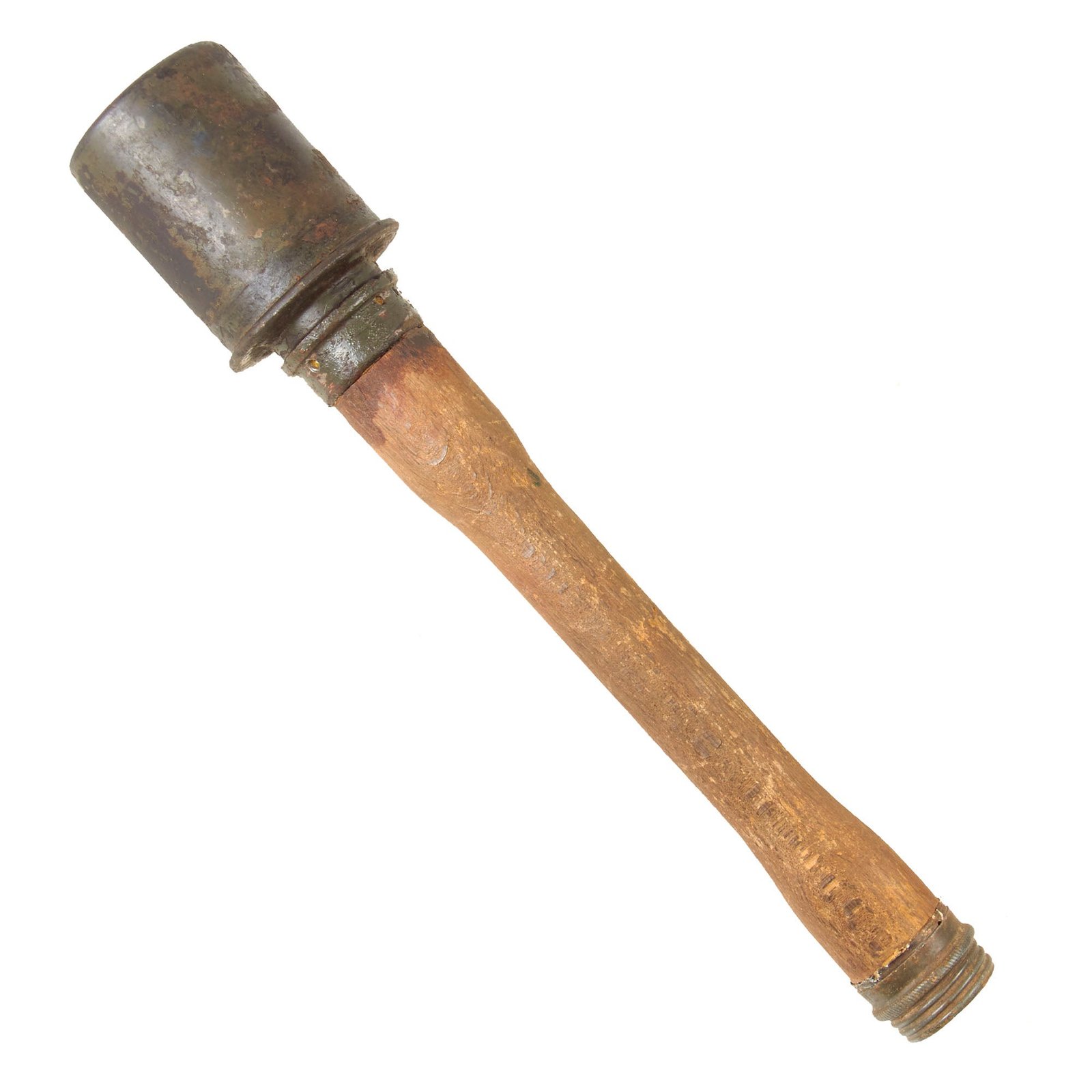 Original German WWII M24 Inert Stick Grenade Stielhandgranate by Richard Rinker GmbH, Menden, Kreis Iserlohn - Dated 1943 - Stielhandgranate