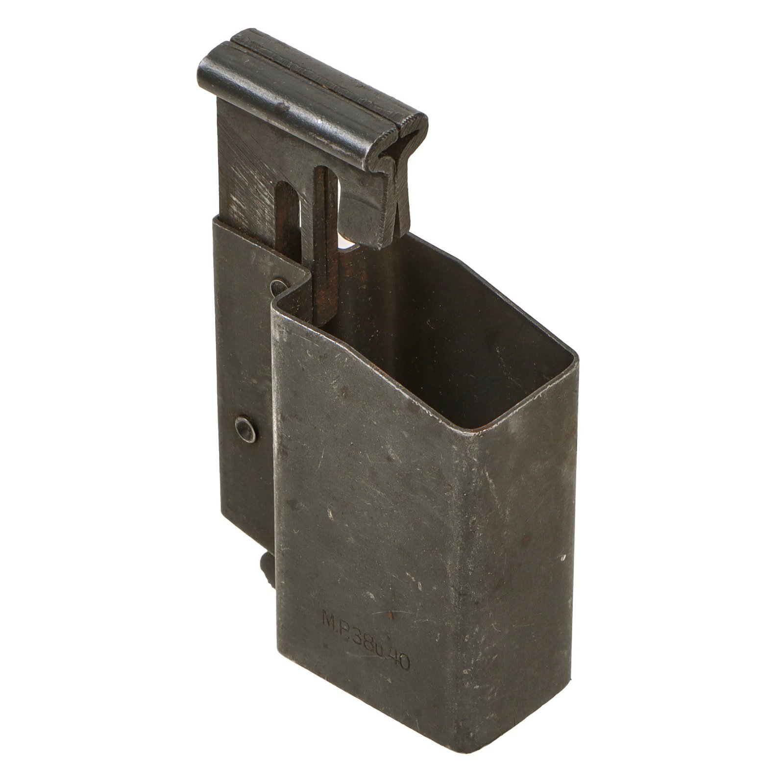 Original German WWII MP 38/40 SMG Magazine Loader by Steyr-Daimler Puch AG, Werk Graz (kur) - Dated 1943
