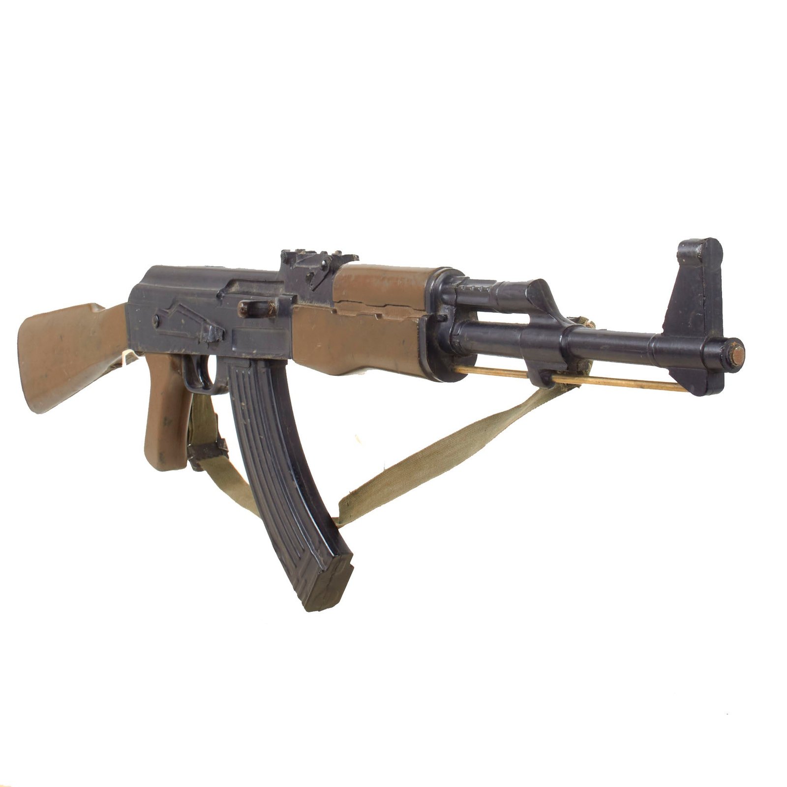 Original U.S. Vietnam War Era Chinese (M22) AK-47 Hard "Rubber Duck" Training Rifle with Sling - From Training Audiovisual Support Center
