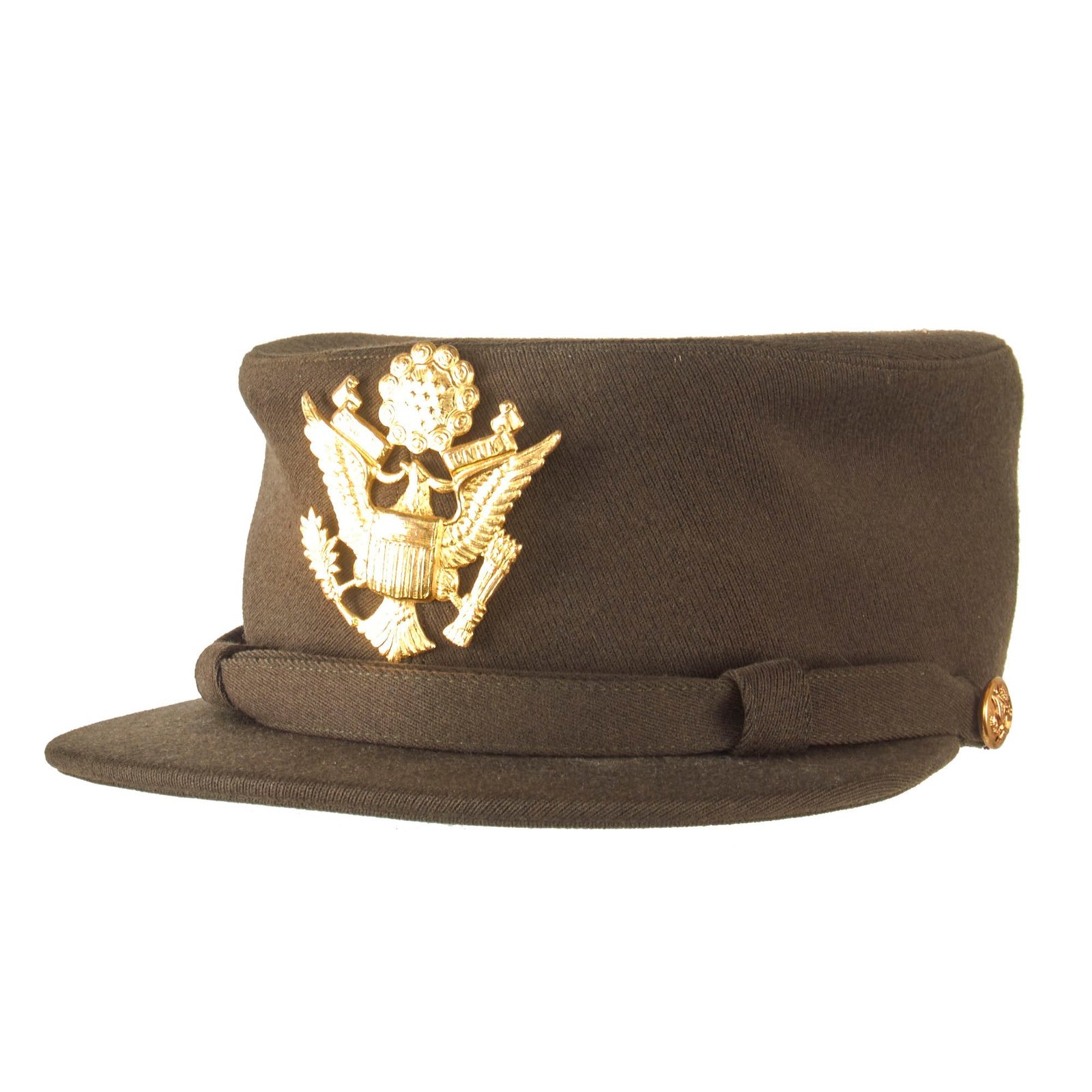 Original U.S. WWII Women's Army Corps WAC Hobby Hat by Rare Maker Stetson - Size 22 ½ - Excellent