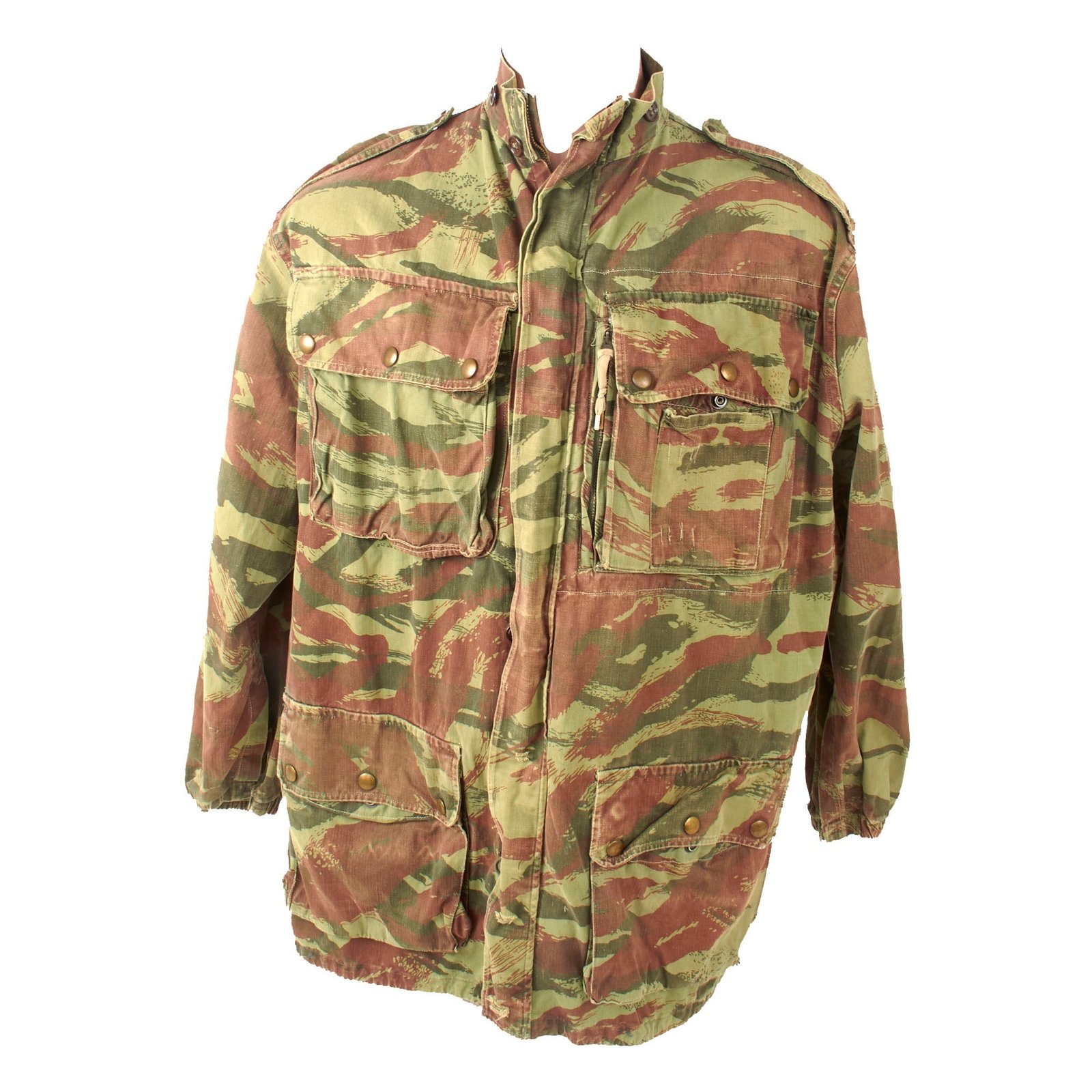 Original French First Indochina War Era TAP 47/56 Lizard Camouflage Parachute Smock - Rare Unissued Condition