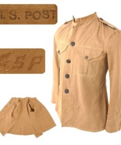 Original U.S. WWI U.S.M.C. Named P1912 Marine Corps Khaki Summer Uniform Tunic - George S. Post