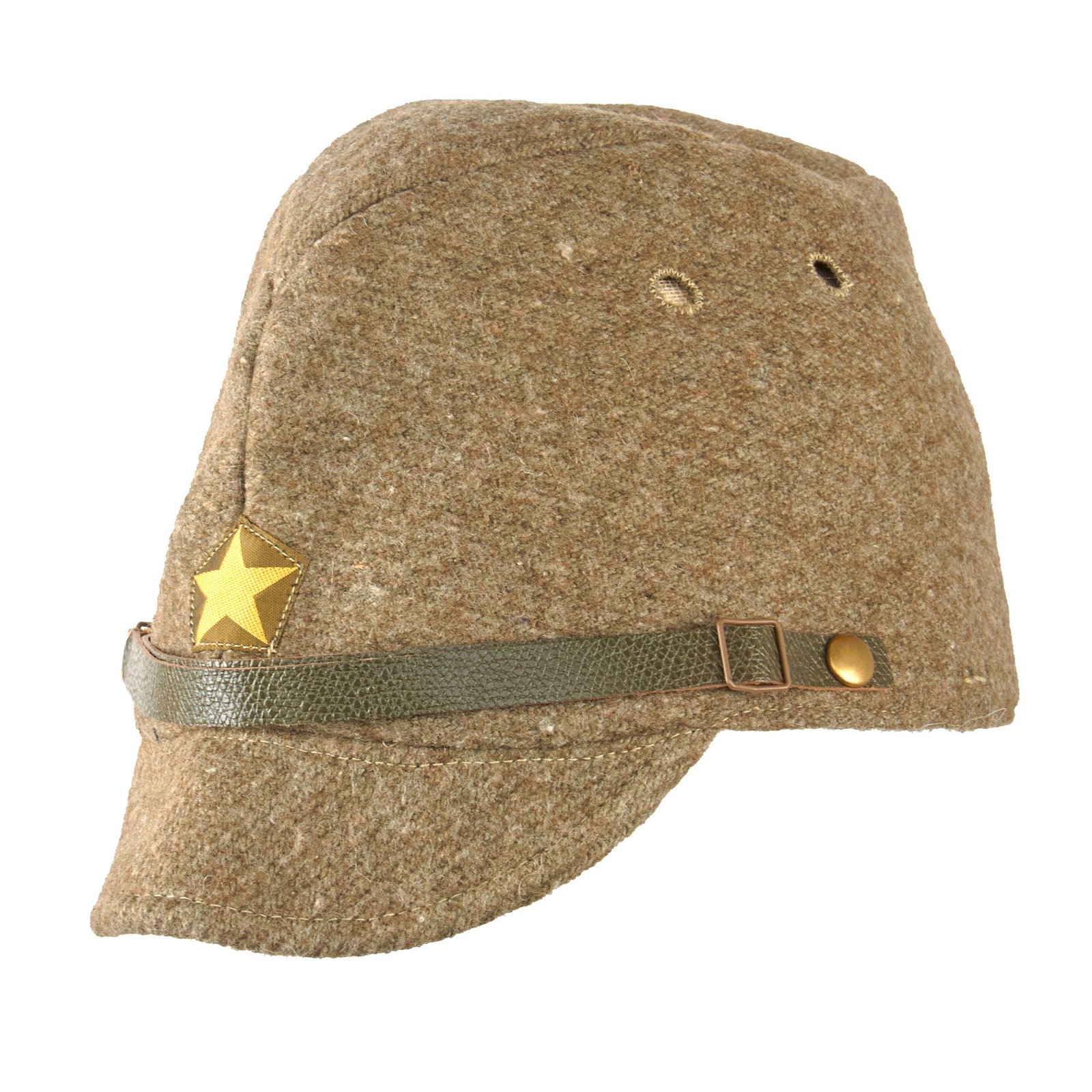 Original WWII Imperial Japanese Army 1944 Dated Enlisted Men's Wool Forage Cap with Late War BEVO Star - Unissued NOS