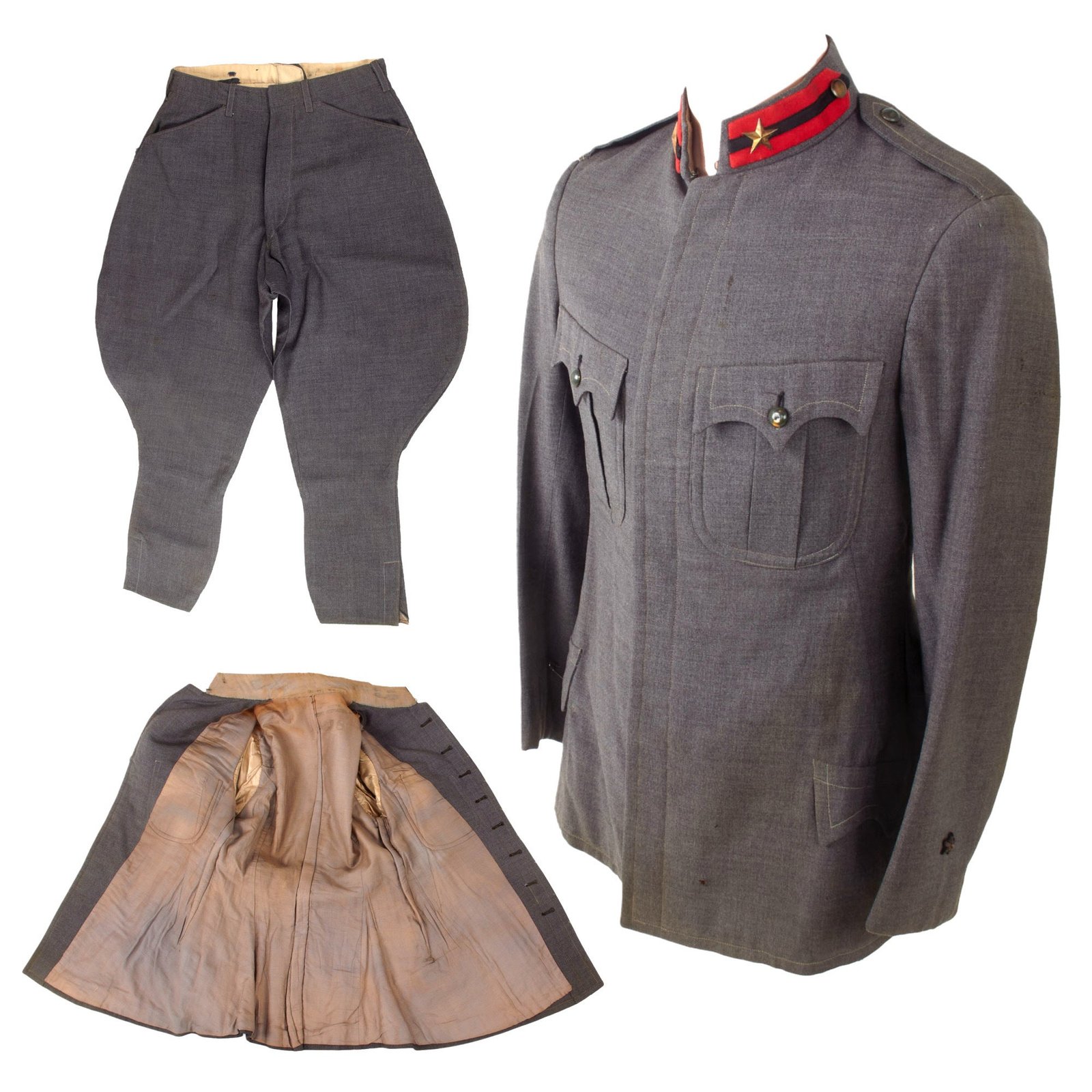 Original Italian WWI Aosta Brigade Sottotenente Officer’s Uniform Tunic & Breeches