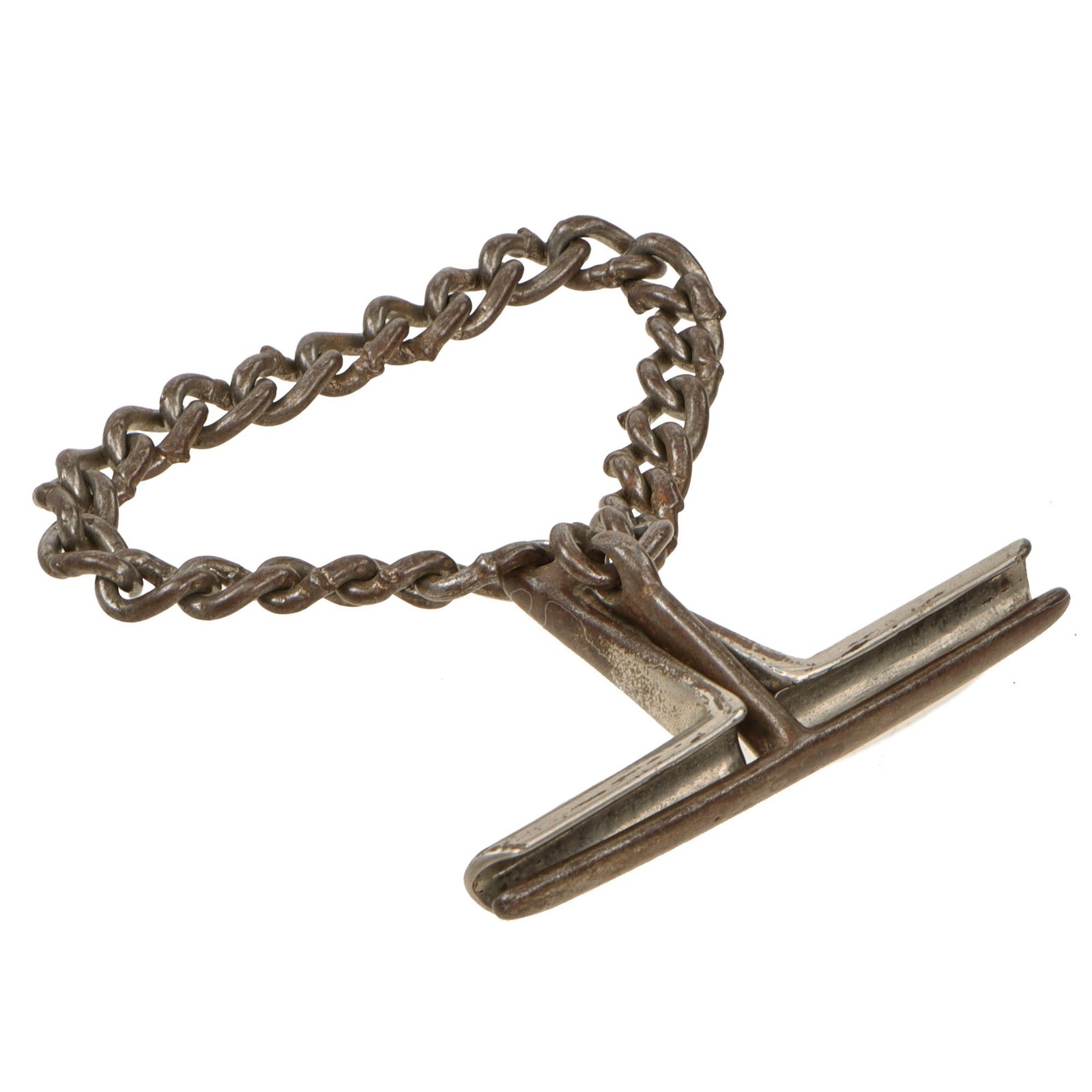Original German WWII Era Police “Come Along” Chain Nipper Handcuffs