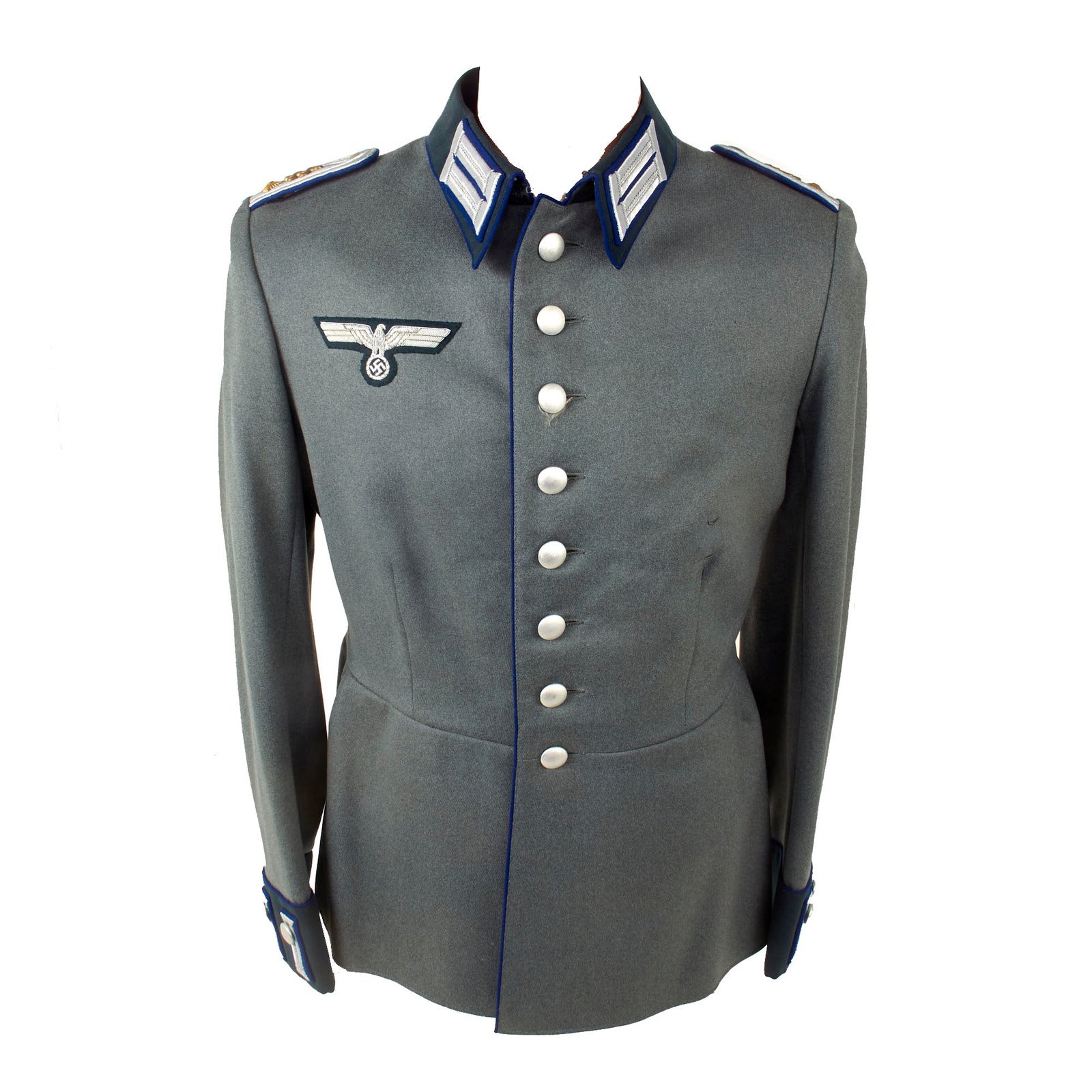 Original German WWII Named Heer Army Medical Oberarzt Officer M35 Waffenrock Dress Tunic - dated 1938
