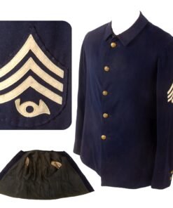 Original U.S. Indian Wars M1883 Sack Coat / Fatigue Blouse with M1902 Principal Musician Chevrons