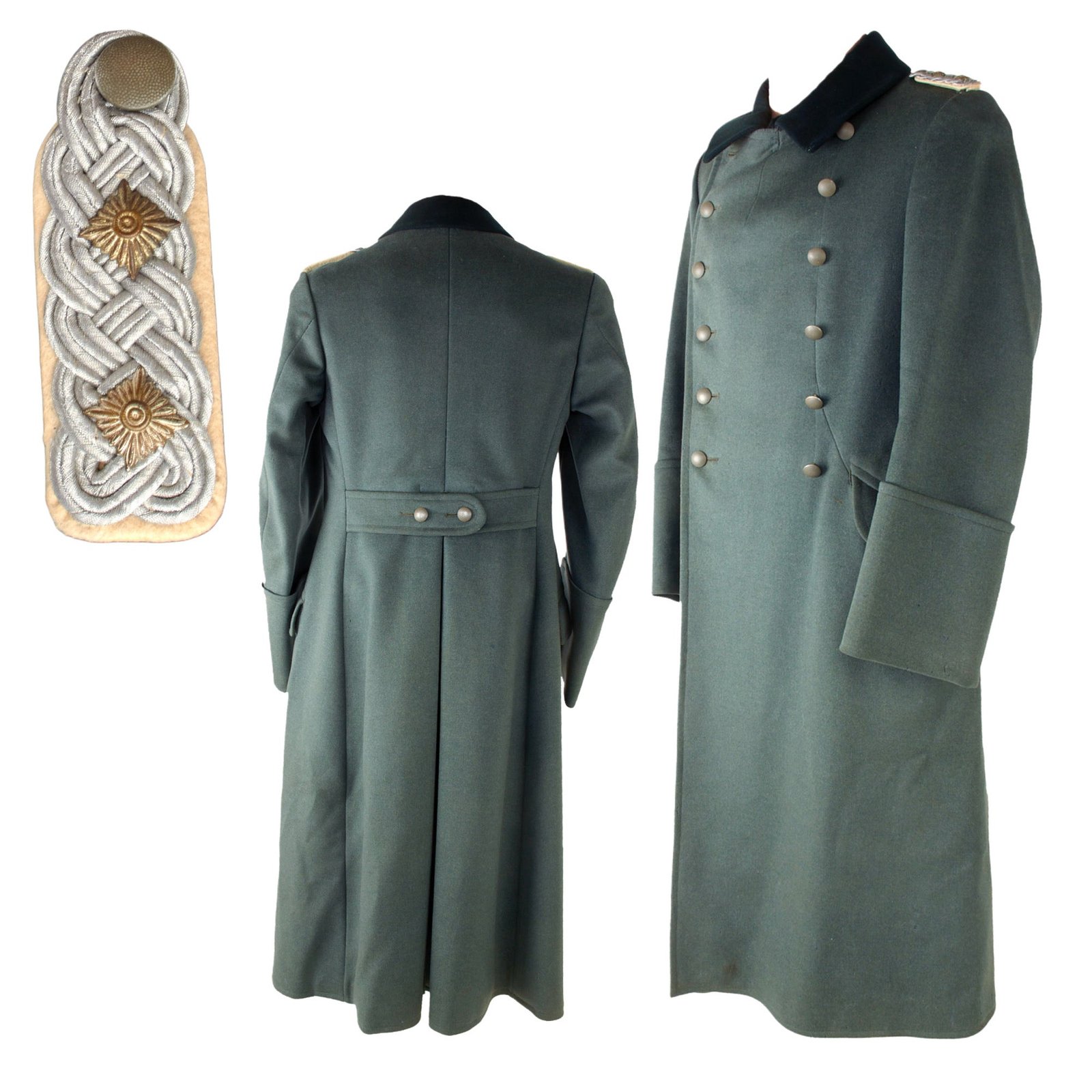 Original German WWII Heer Army Infantry Oberst Officer's Wool M36 Greatcoat