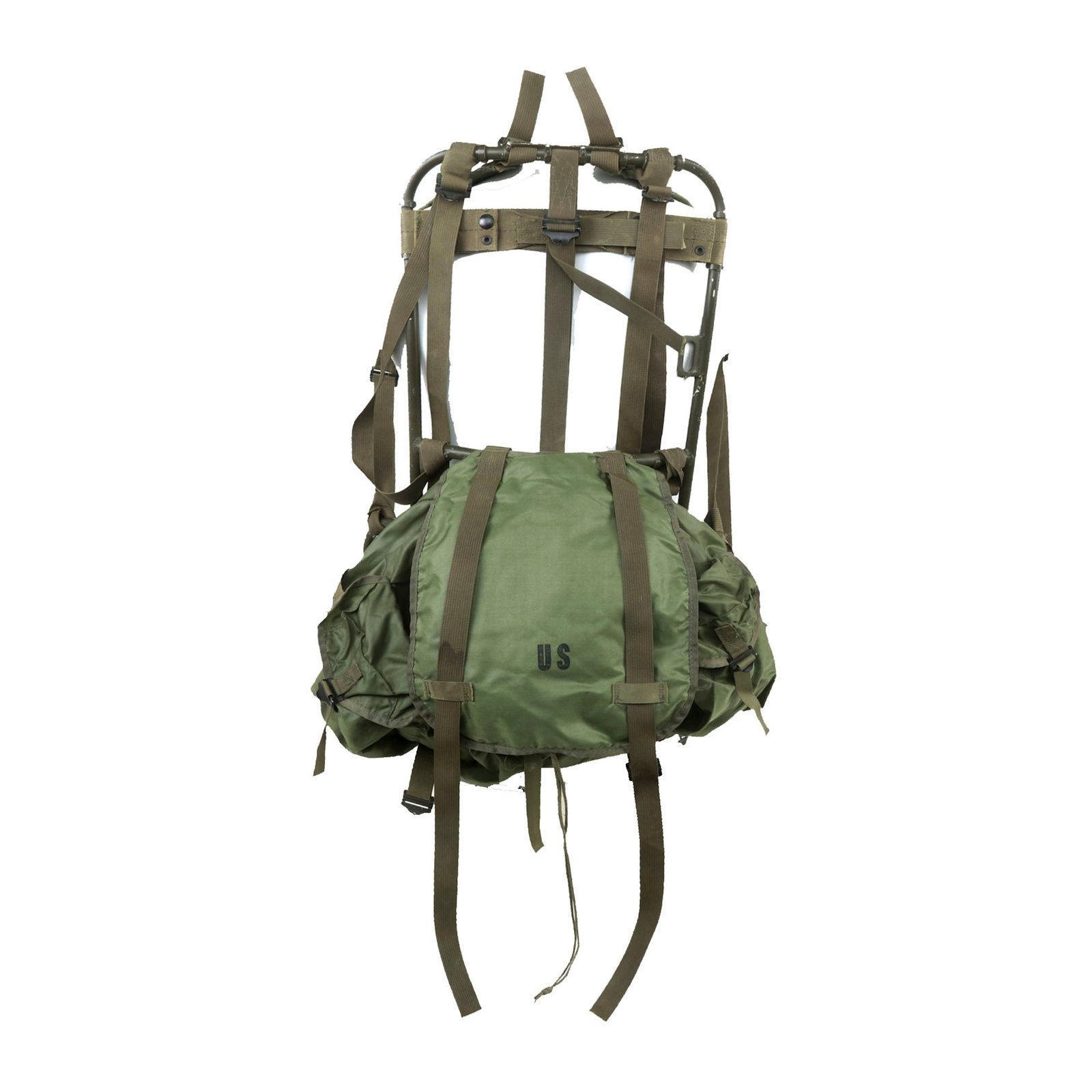 Buy Original U.S. Vietnam War Early 1964 Model Lightweight Rucksack with Welded Aluminum Frame - Dated 1964 | Original Firearms Antique For Sale