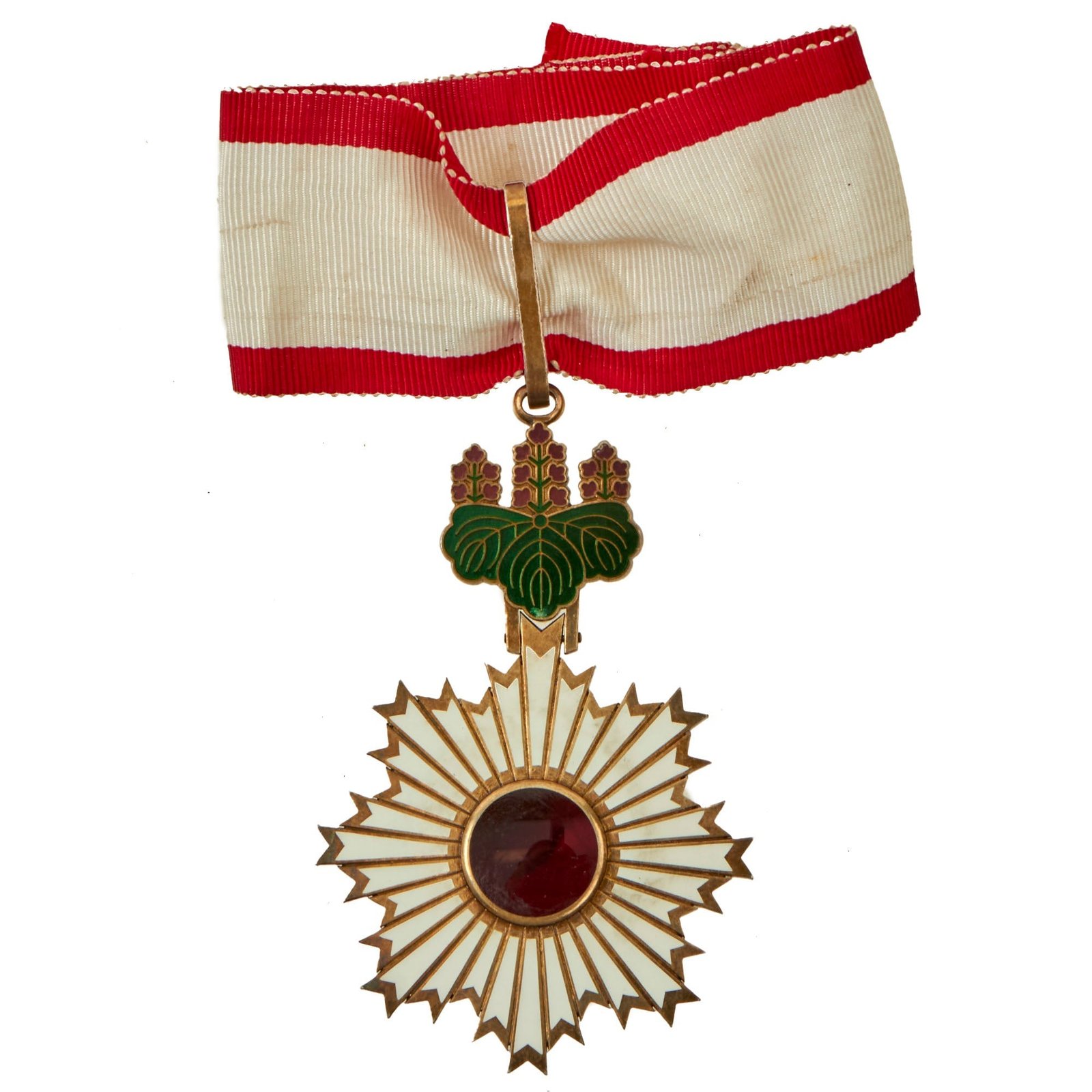 Buy Original Imperial Japanese WWII Order of the Rising Sun, 3rd Class Neck Order | Original Firearms Antique For Sale