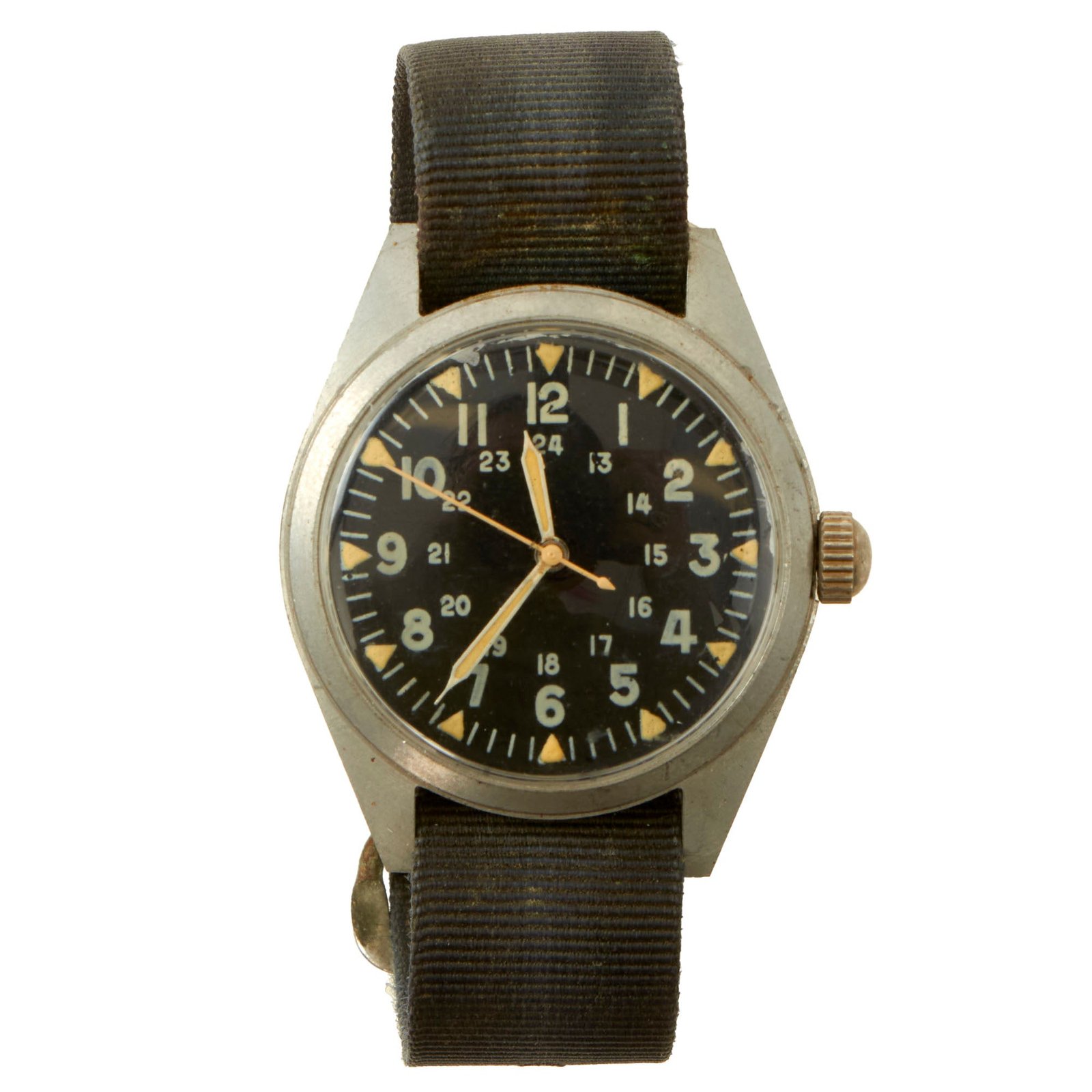 Buy Original U.S. Vietnam War Functional Wristwatch - Dated May 1967 | Original Firearms Antique For Sale