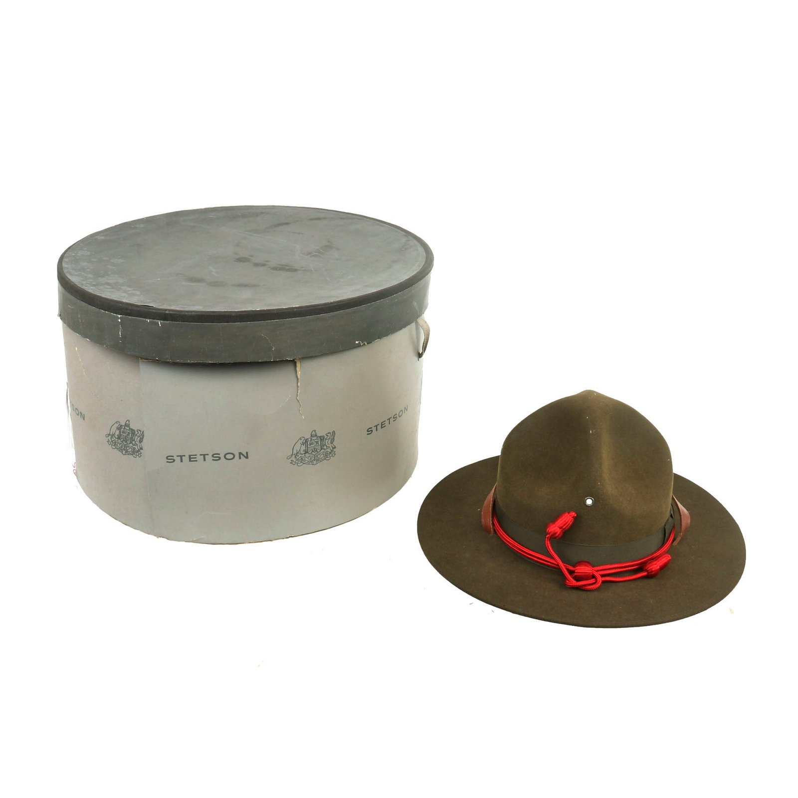 Buy Original U.S. Pre-WWII Army Artillery M-1912 Campaign Hat by Stetson in Original Box | Original Firearms Antique For Sale