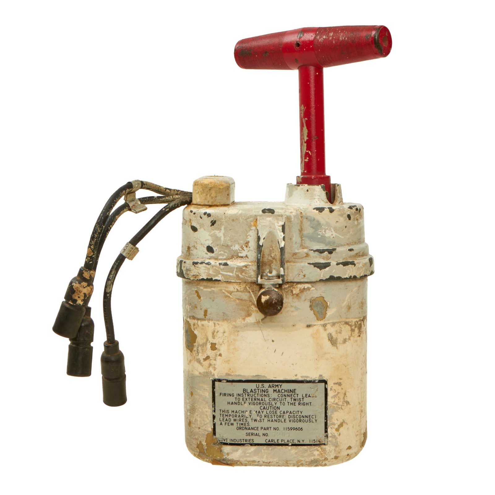 Buy Original U.S. WWII US Army “10 Cap” Blasting Machine For Manual Firing of Tank Main Gun in Case of Mechanical Misfires | Original Firearms Antique For Sale