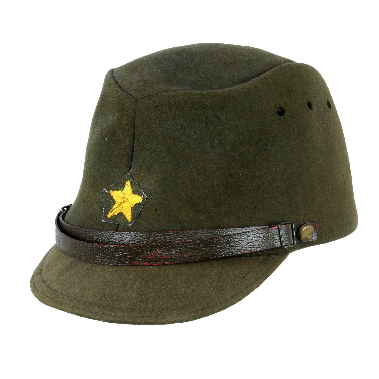 Buy Original Japanese WWII Officer Wool Forage Cap by Imadoi with Name Tag - Hido | Original Firearms Antique For Sale