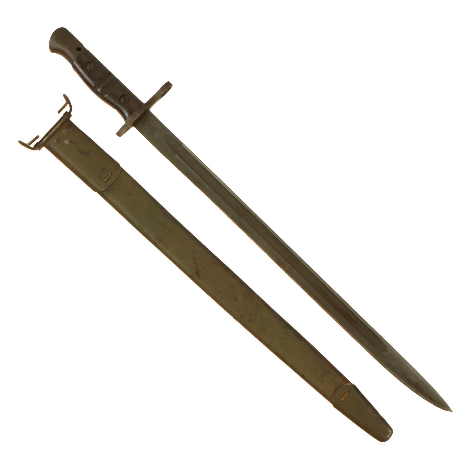 Buy Original U.S. WWI M1917 Enfield Rifle & Trench Gun Bayonet by Remington with Scabbard - Dated 1917 | Original Firearms Antique For Sale