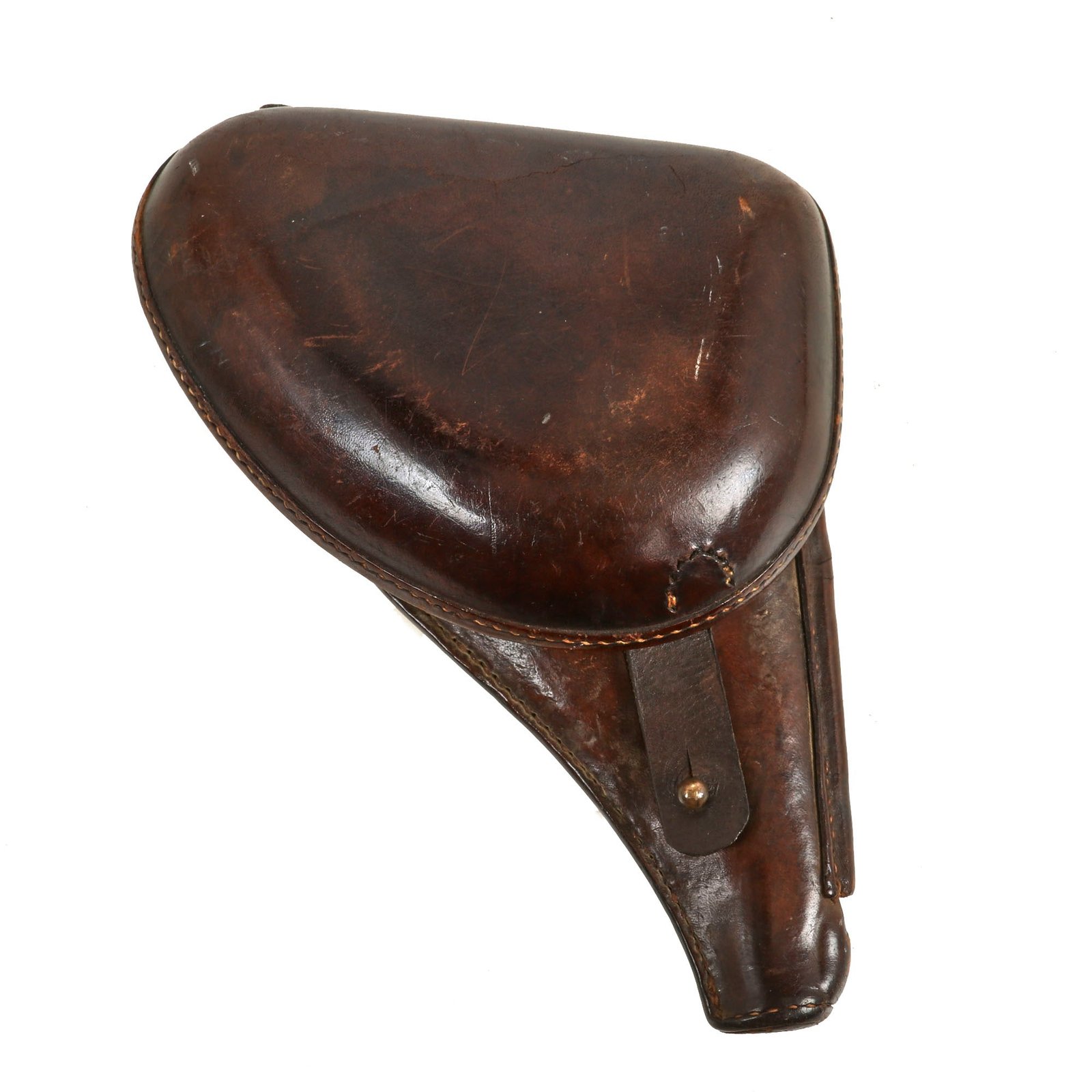 Buy Original Rare WWII Imperial Japanese Type 26 Revolver Holster with Replaced Closure Strap | Original Firearms Antique For Sale