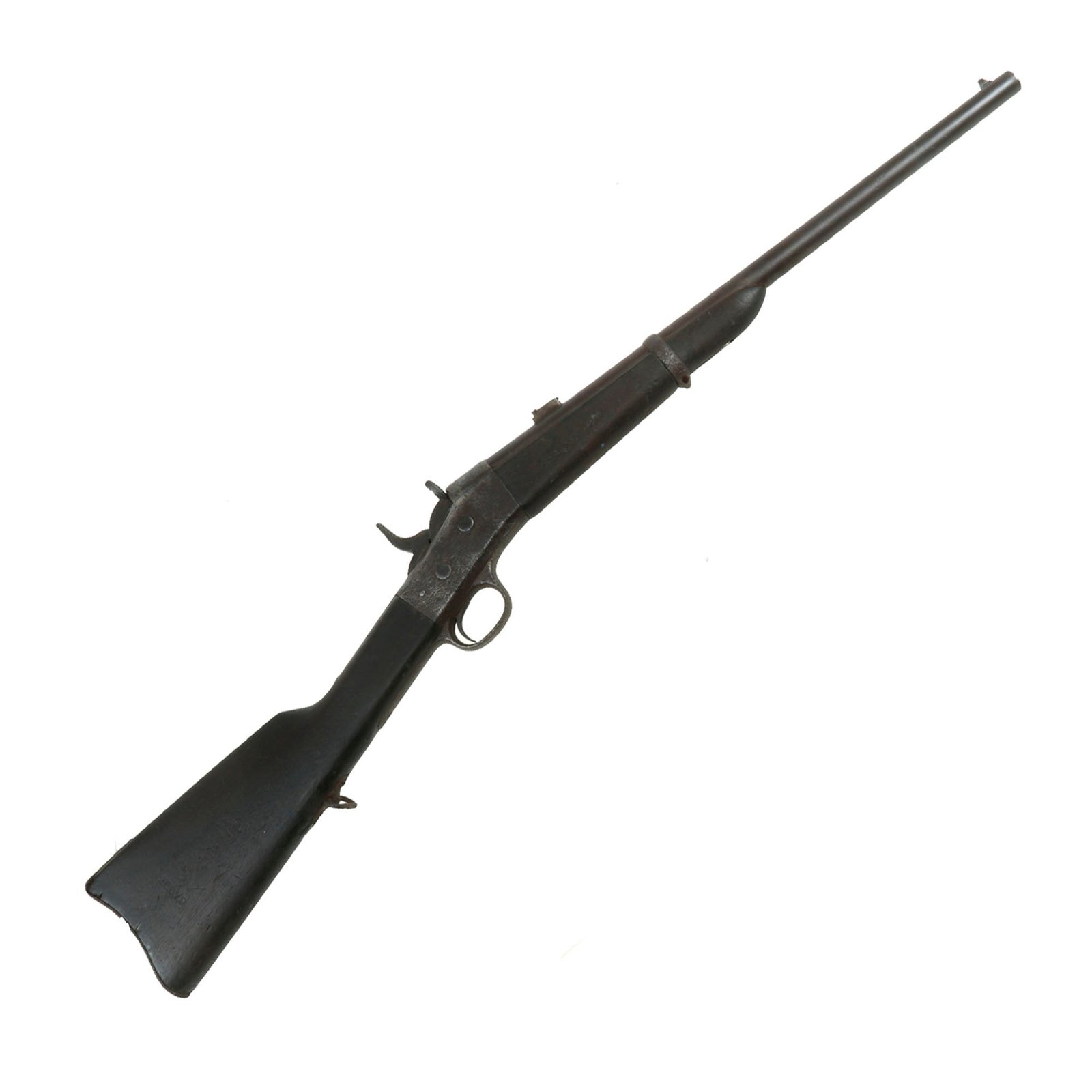 Buy Original Spanish–American War Spanish M1871 Remington Rolling Block Carbine in .43 Spanish with Cuban Havana Arsenal Stamp Dated 1881 | Original Firearms Antique For Sale
