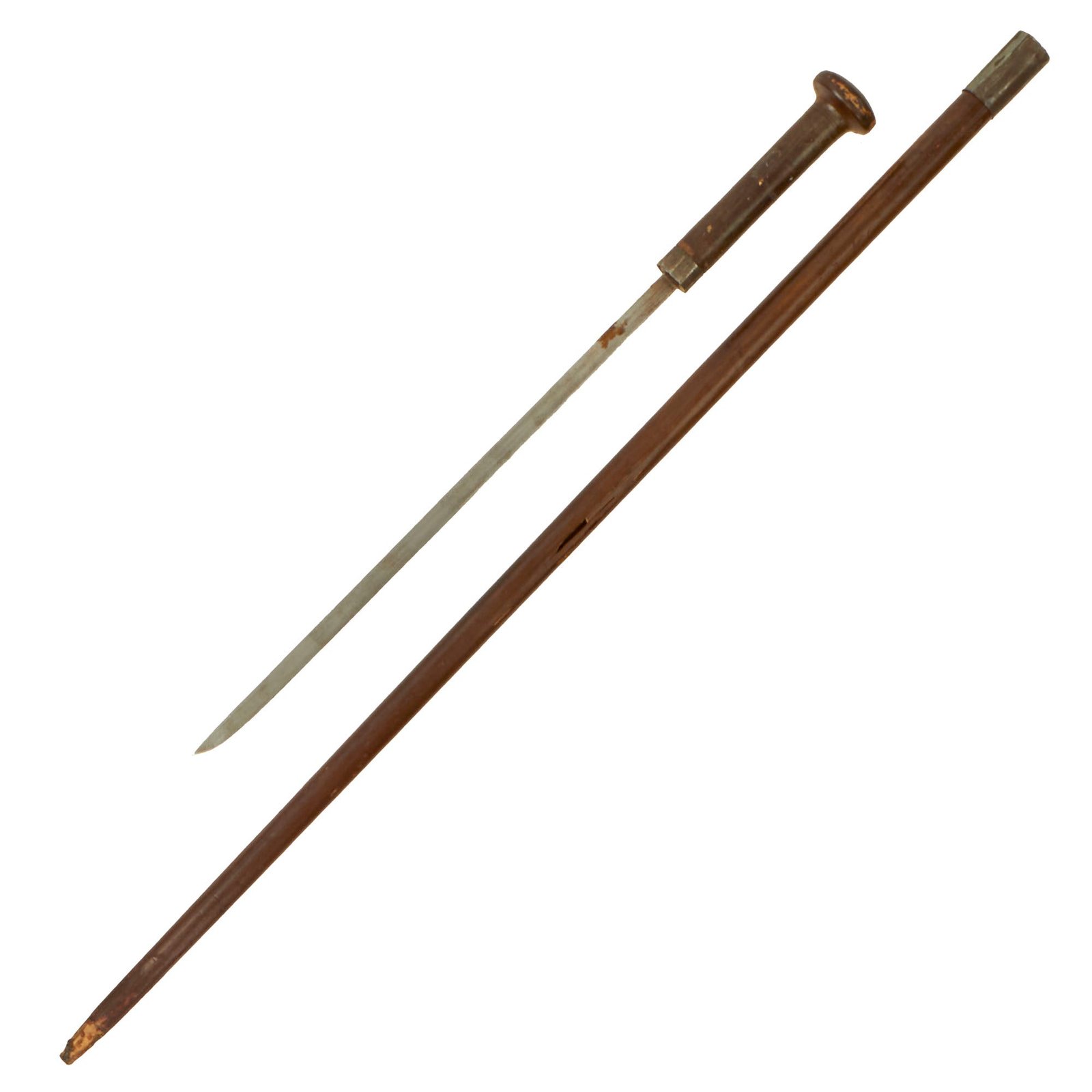 Buy Original British Mid-19th Century Crude Sword Cane | Original Firearms Antique For Sale