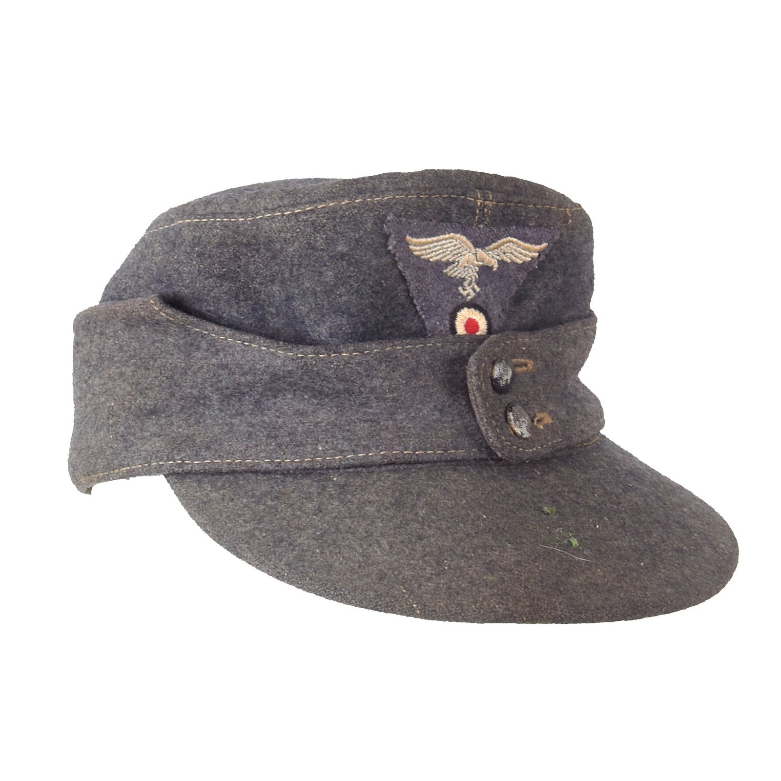 Buy Original German WWII 1944 Dated Luftwaffe M43 Einheitsmütze Field Cap with RBNr. - Size 57 | Original Firearms Antique For Sale