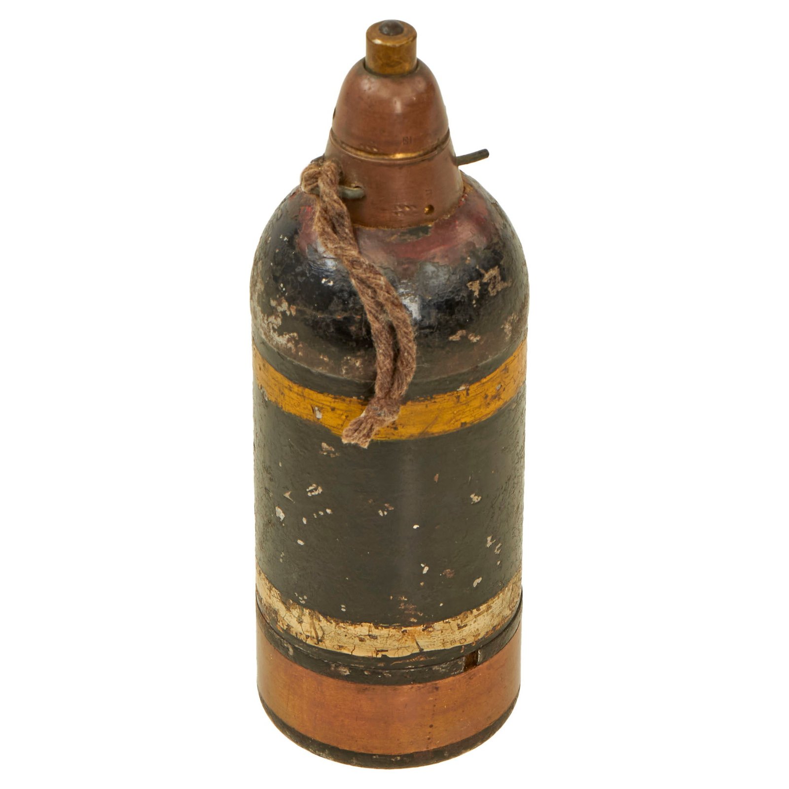 Buy Original Japanese WWII Type 89 Knee Mortar 50mm Grenade Discharger Inert Round - Dated 1942 | Original Firearms Antique For Sale