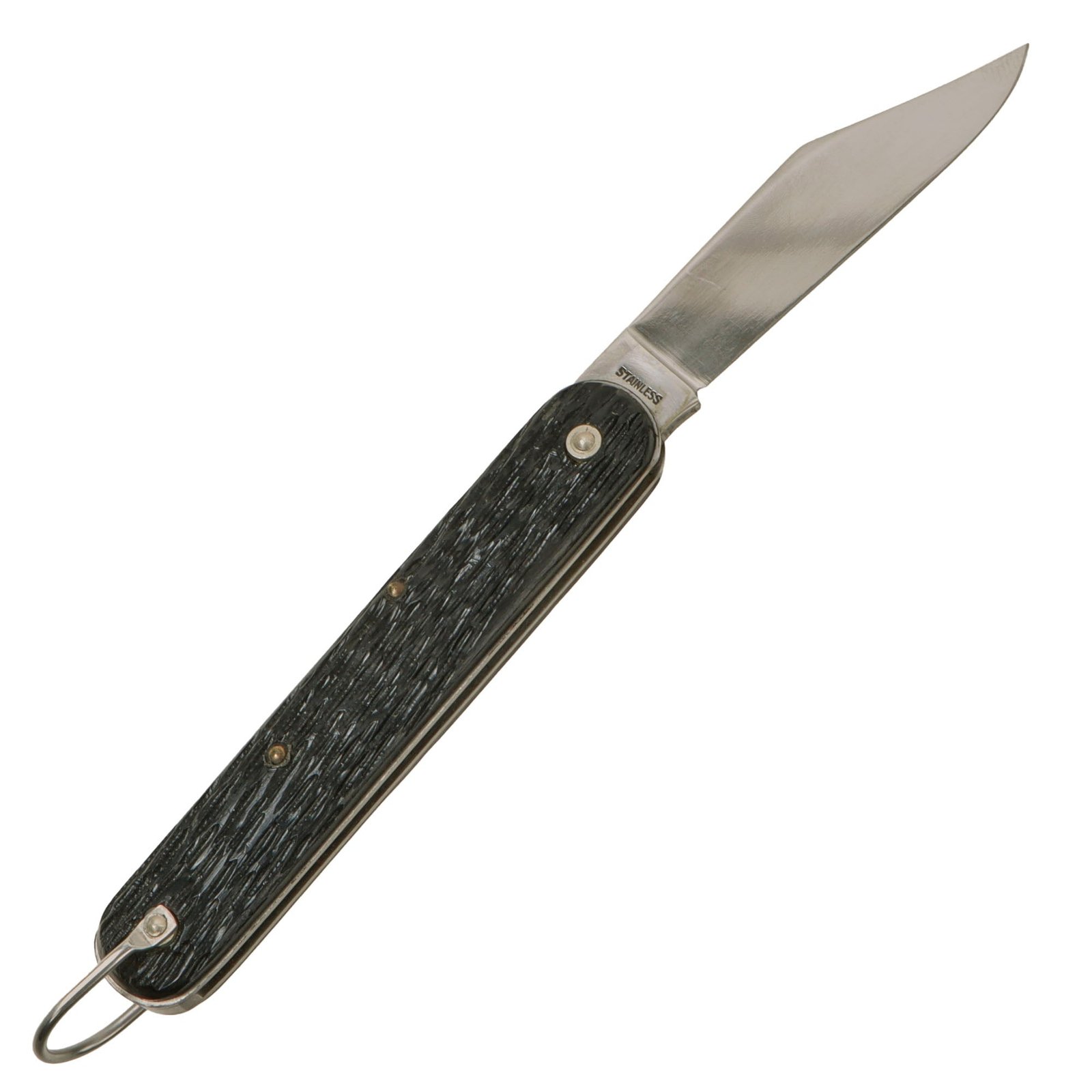 Original U.S. WWII Airborne Schrade M2 No.5 Knife with Plastic Handle - Marked “Stainless”