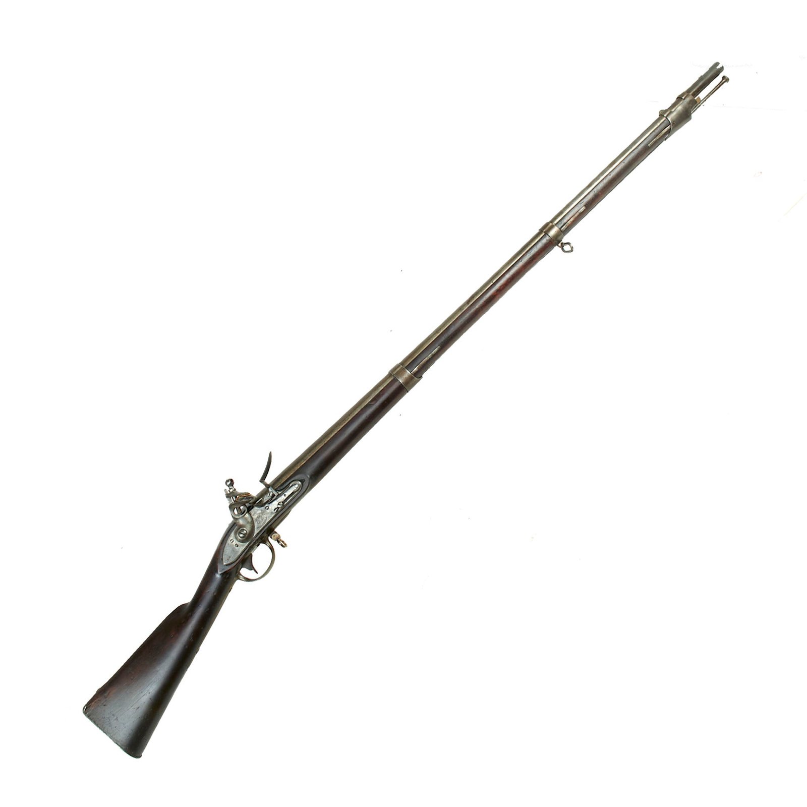 Buy Original U.S. First Year Production Springfield Model 1816 Flintlock Musket by Springfield Arsenal - Unconverted - Dated 1816 | Original Firearms Antique For Sale