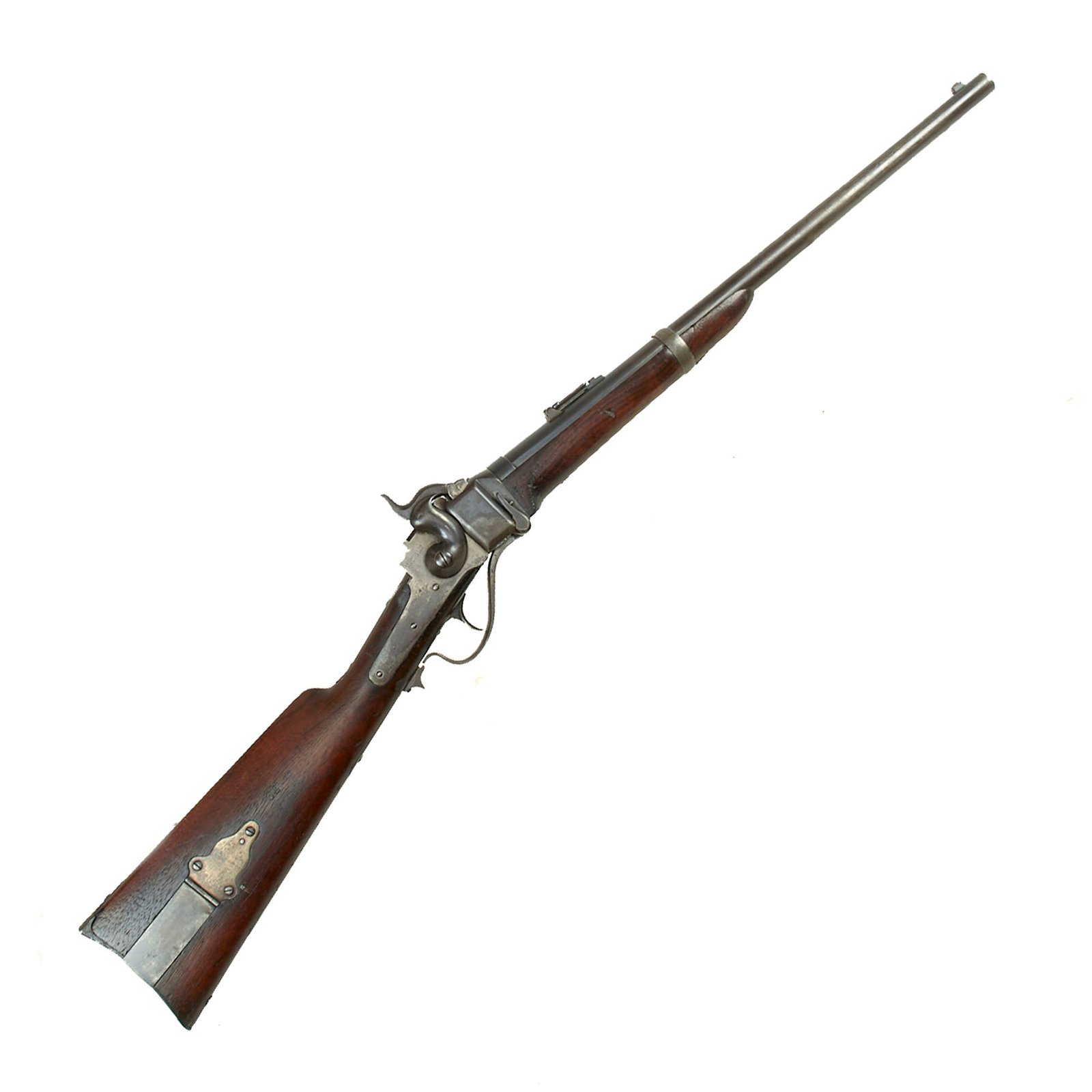 Buy Original U.S. Civil War Sharps New Model 1859 Carbine with Possible Confederate Unit Marking Converted to .50-70 Govt. - Serial 61721 | Original Firearms Antique For Sale