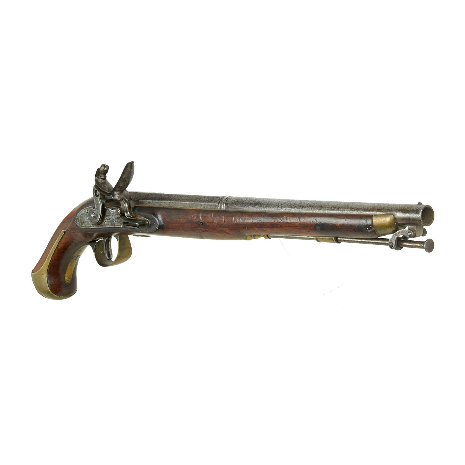 Buy Original 19th Century British Flintlock Horse Pistol Retailed by Woolley, Sargant & Fairfax - Circa 1830 | Original Firearms Antique For Sale