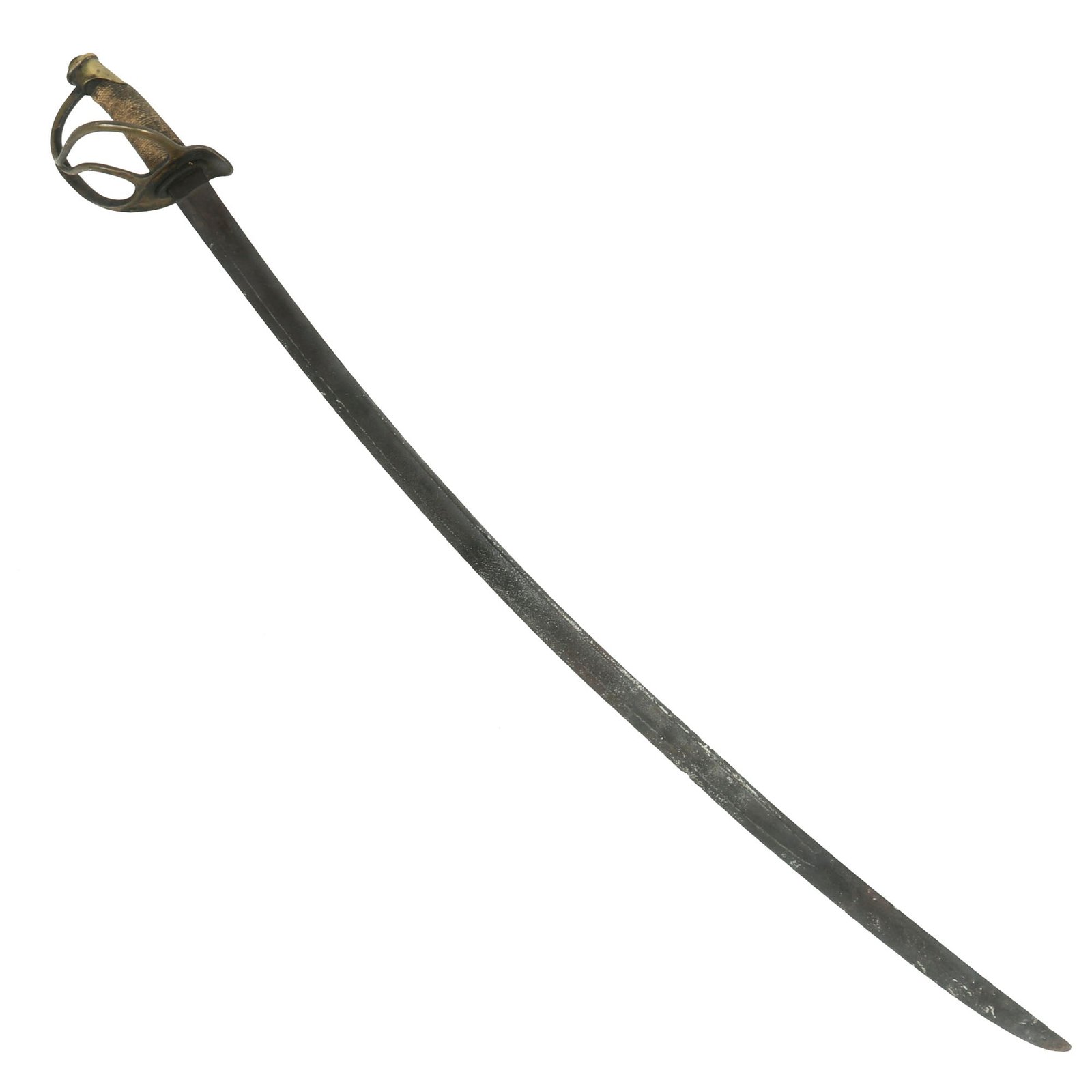 Buy Original U.S Civil War Era M-1840 "Wrist Breaker" Heavy Cavalry Saber by Scarce Maker P.S. Justice of Philadelphia | Original Firearms Antique For Sale