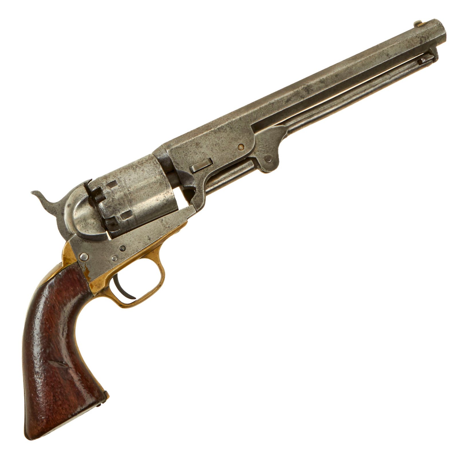 Buy Original Civil War Era Metropolitan Arms Co. "1851 Navy" .36cal Percussion Revolver - Serial 3254 | Original Firearms Antique For Sale