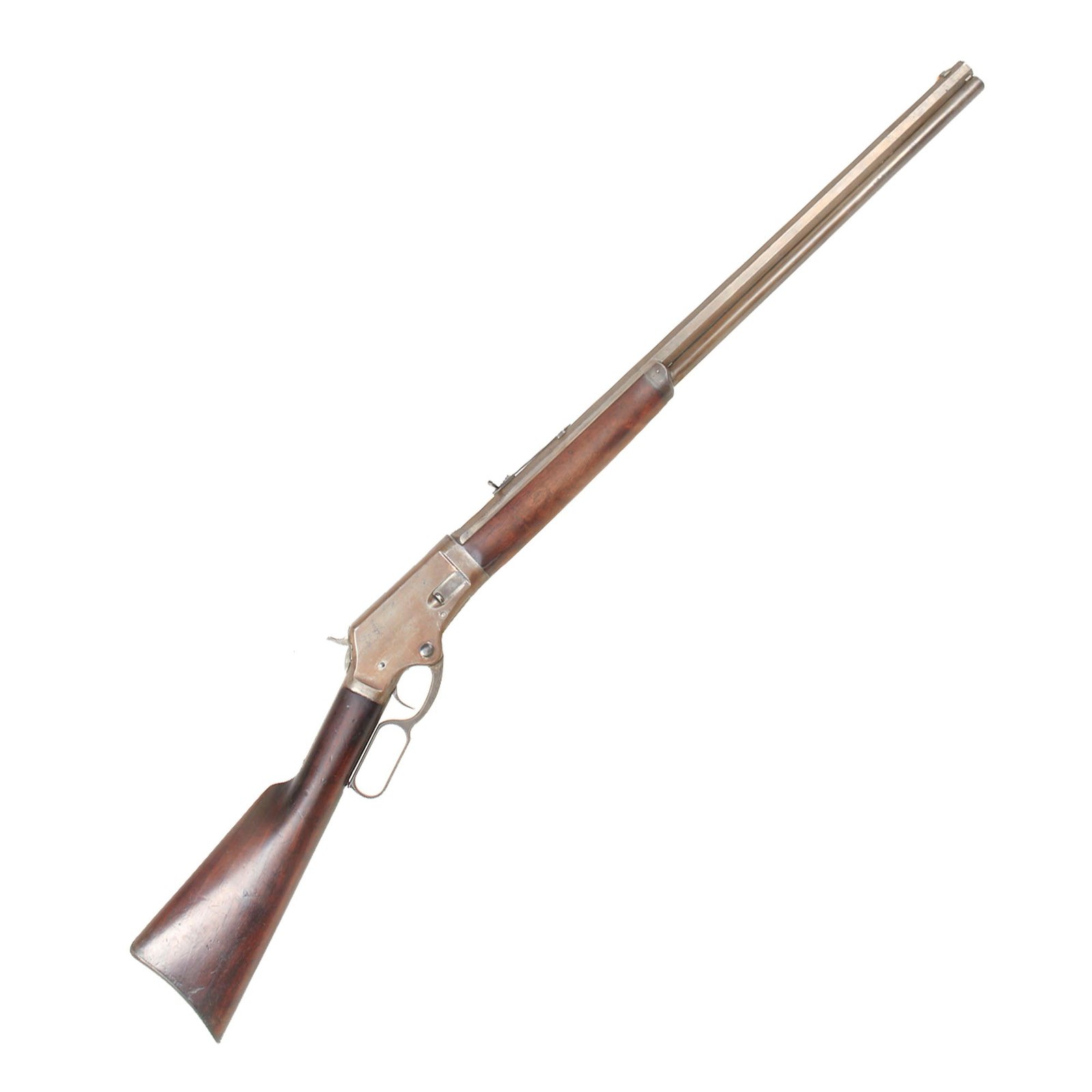 Buy Original U.S. Marlin Model 1881 Large Frame .40/60 Lever Action Repeating "Big Game" Rifle Made in 1844 - Serial 7010 | Original Firearms Antique For Sale
