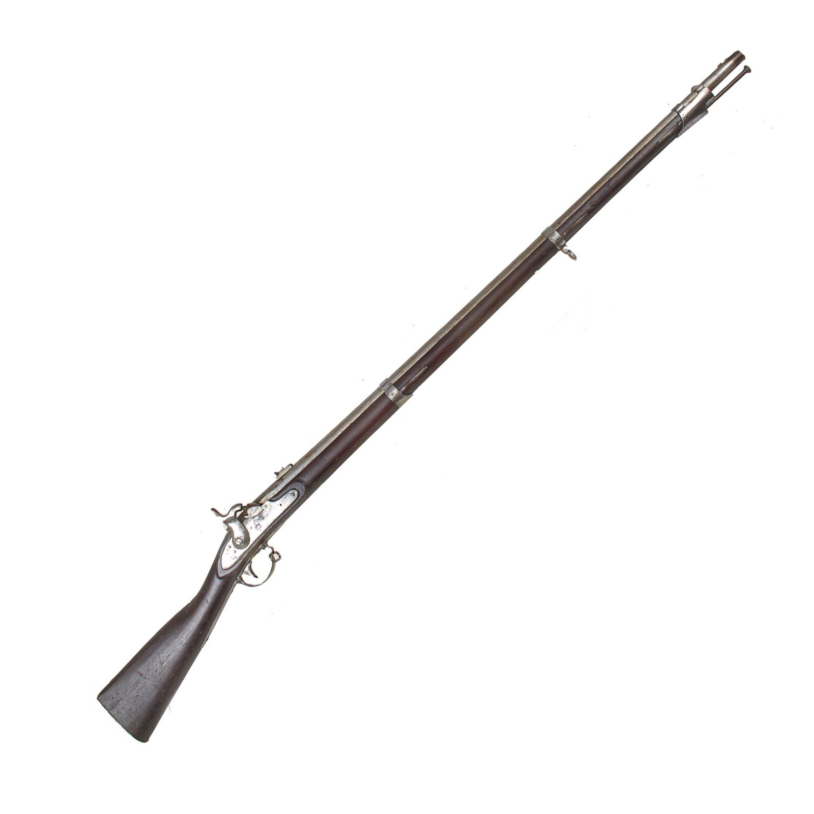 Buy Original U.S. Civil War Springfield Model 1822 Musket by Harpers Ferry Dated 1823 - Percussion Converted in 1862 by H&P for New Jersey | Original Firearms Antique For Sale