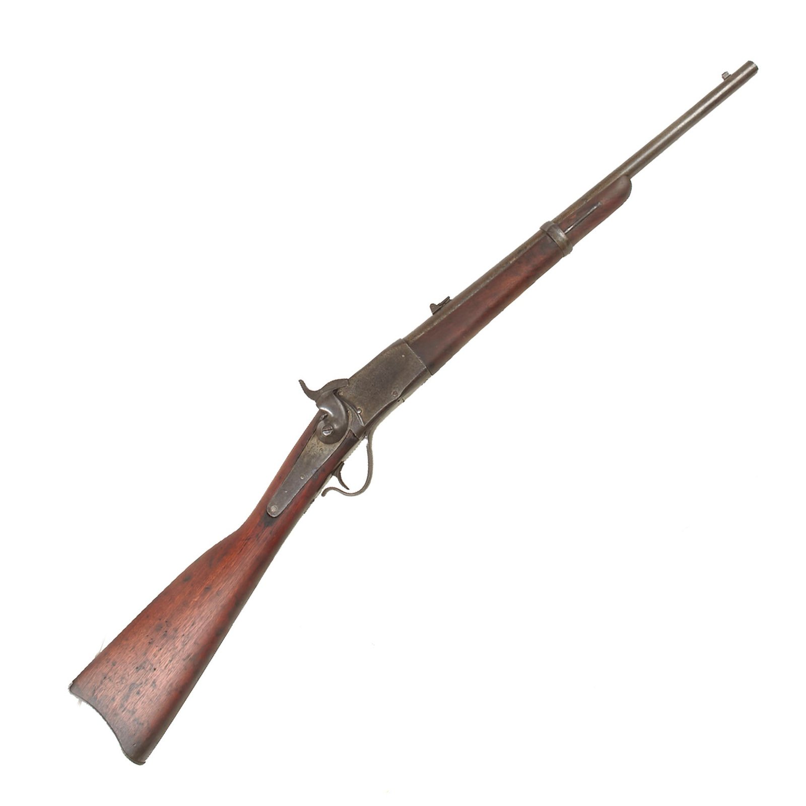 Buy Original U.S. 1862 Patent Peabody Saddle-Ring Carbine in .50 Rimfire Issued to State Militias with Unit Markings - Serial 111613 | Original Firearms Antique For Sale
