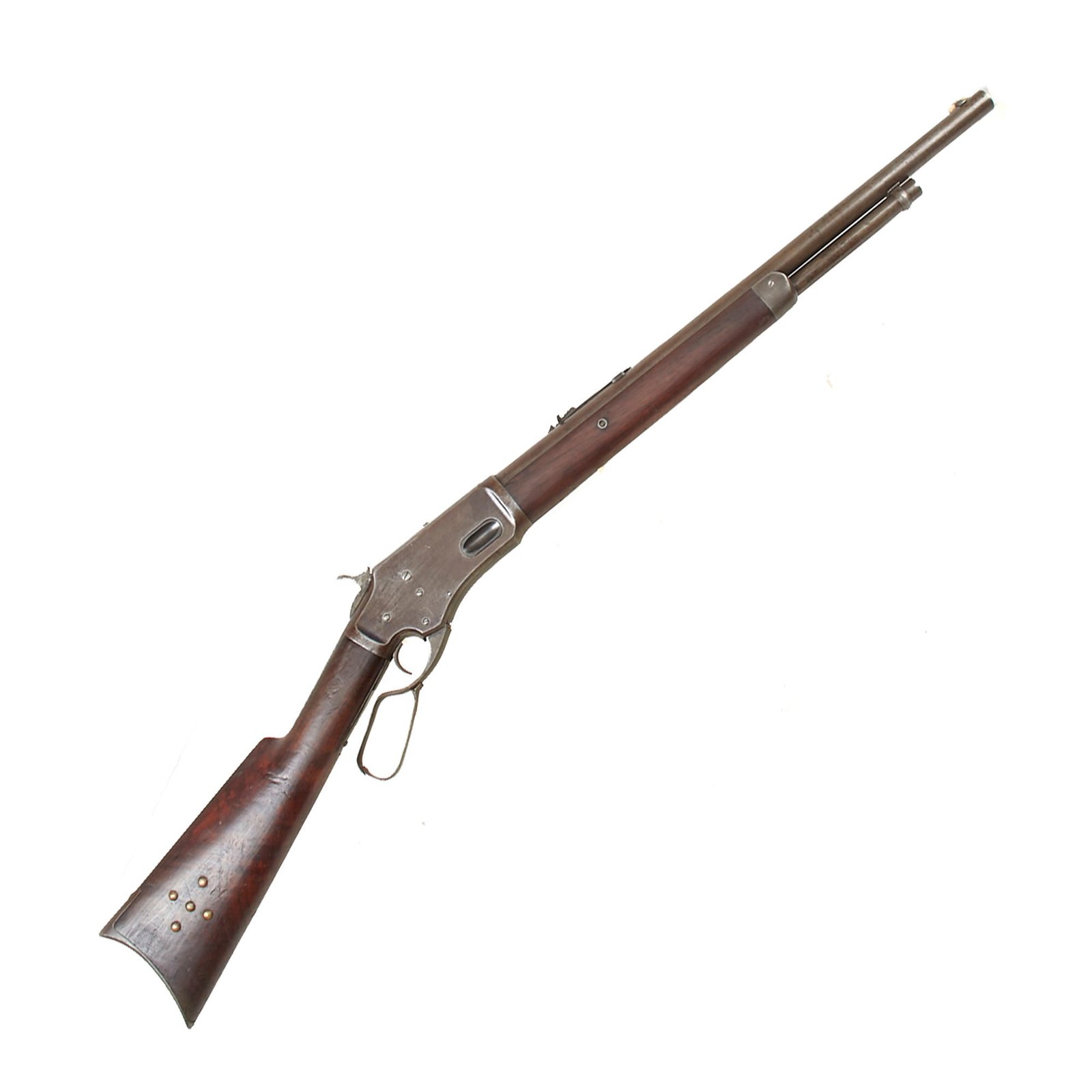 Buy Original U.S. Rare Whitney Burgess Morse Model 1878 Lever Action .45-70 Repeating Rifle with Shortened Barrel and Modified Lever - Circa 1880 | Original Firearms Antique For Sale