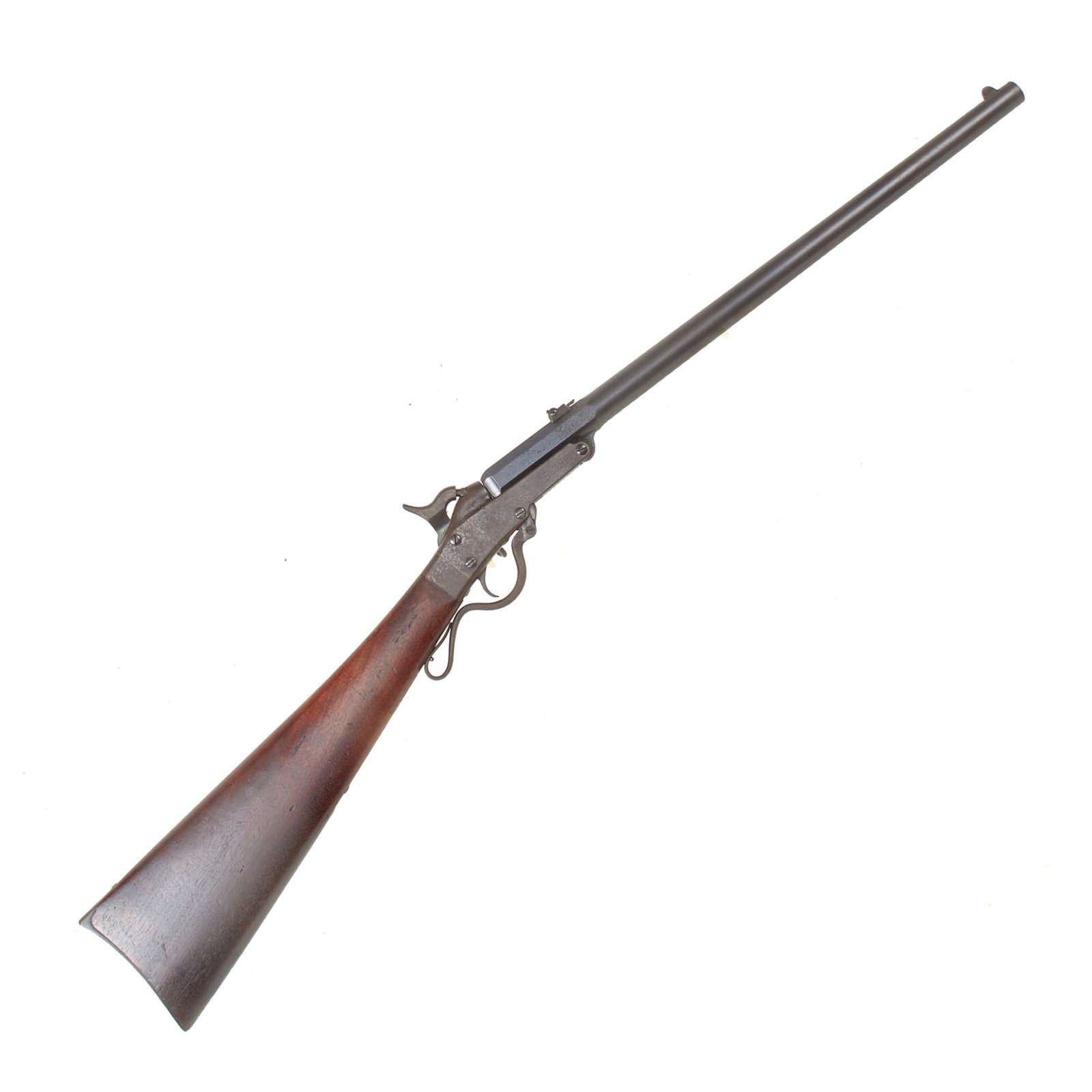 Buy Original U.S. Civil War Excellent Maynard Second Model Percussion Cavalry Carbine in .50 Caliber with Stock Cartouches - Serial 19493 | Original Firearms Antique For Sale